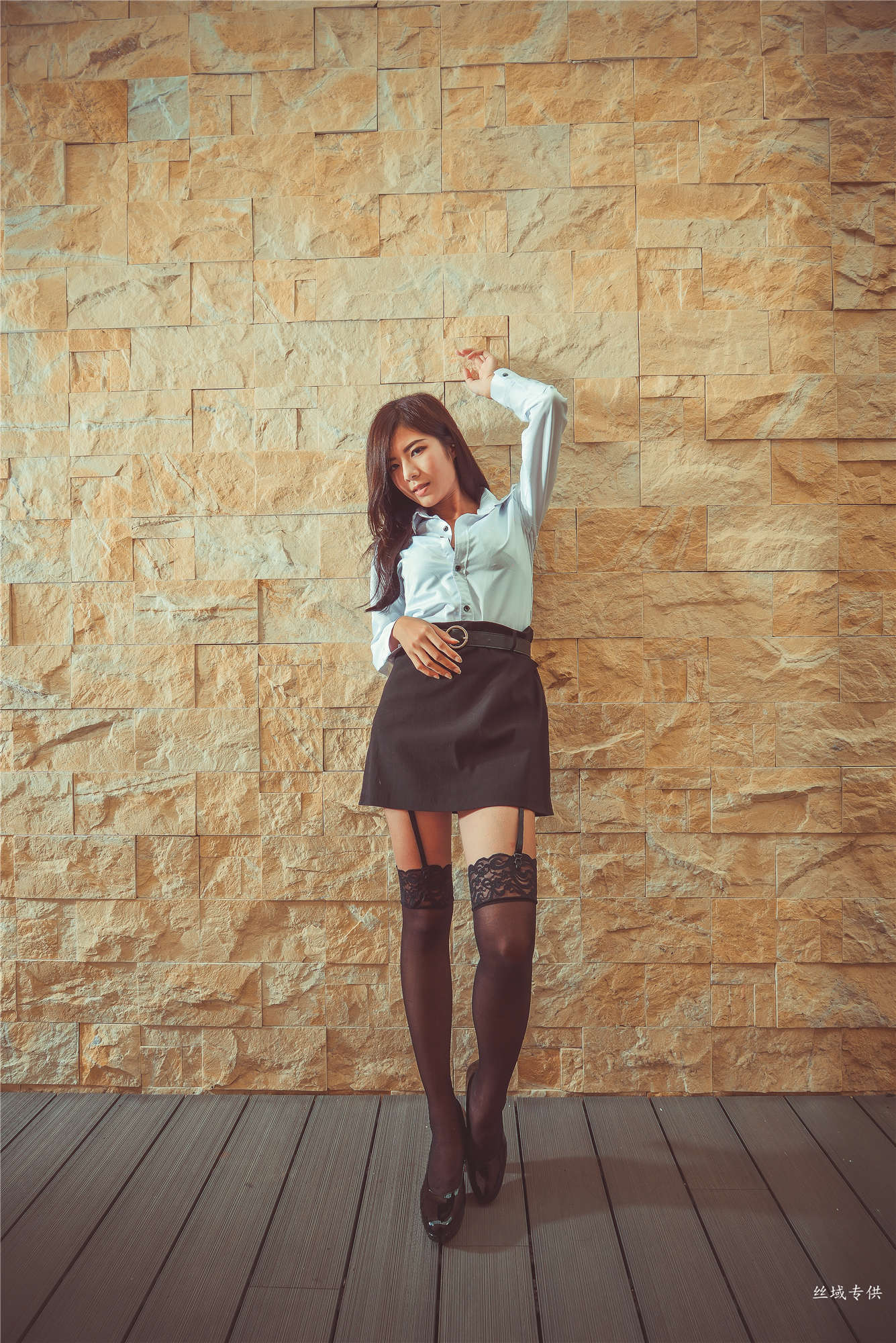 方唯真 性感.芭蕾城市渡假旅店 黑丝OL-图57