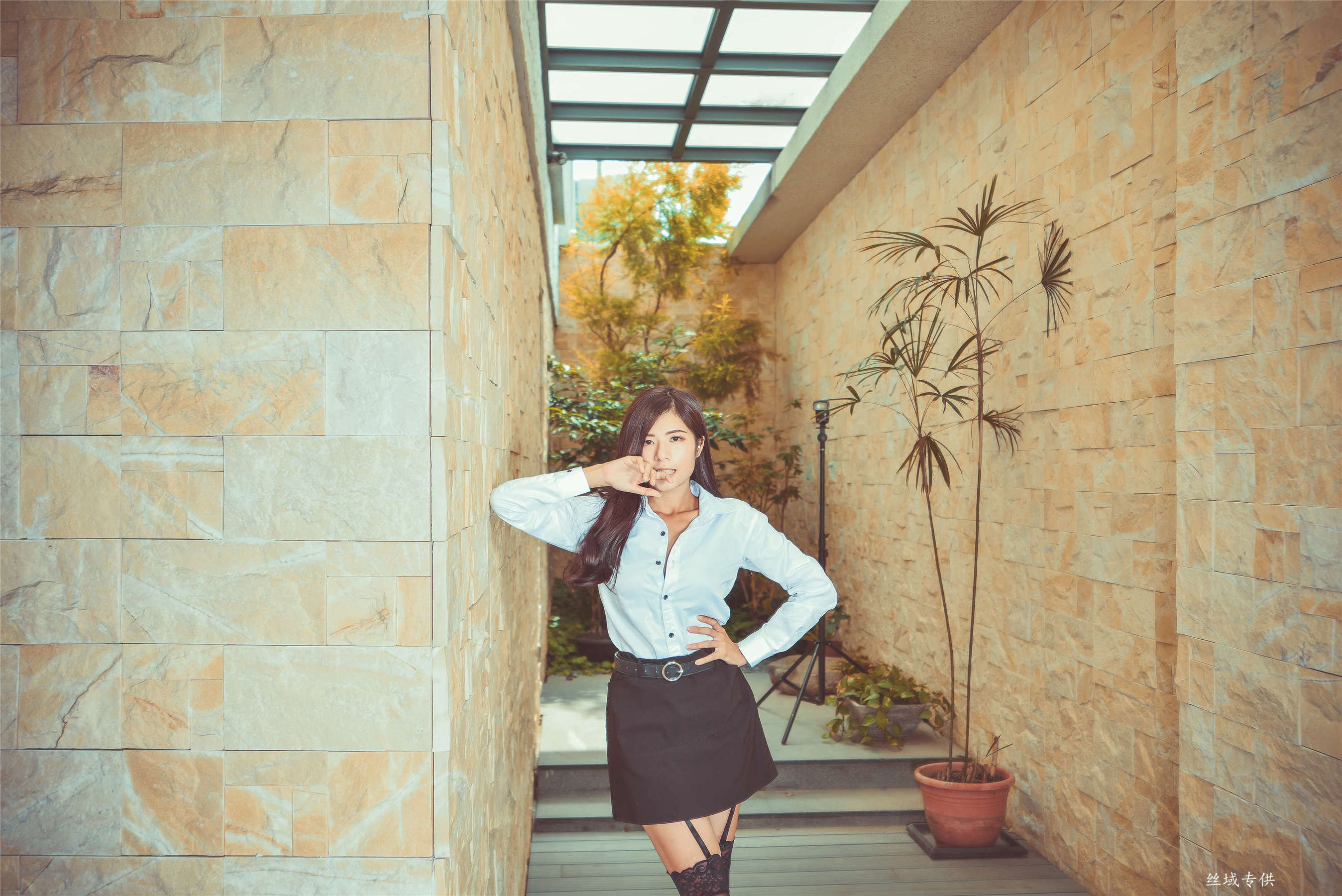 方唯真 性感.芭蕾城市渡假旅店 黑丝OL-图61