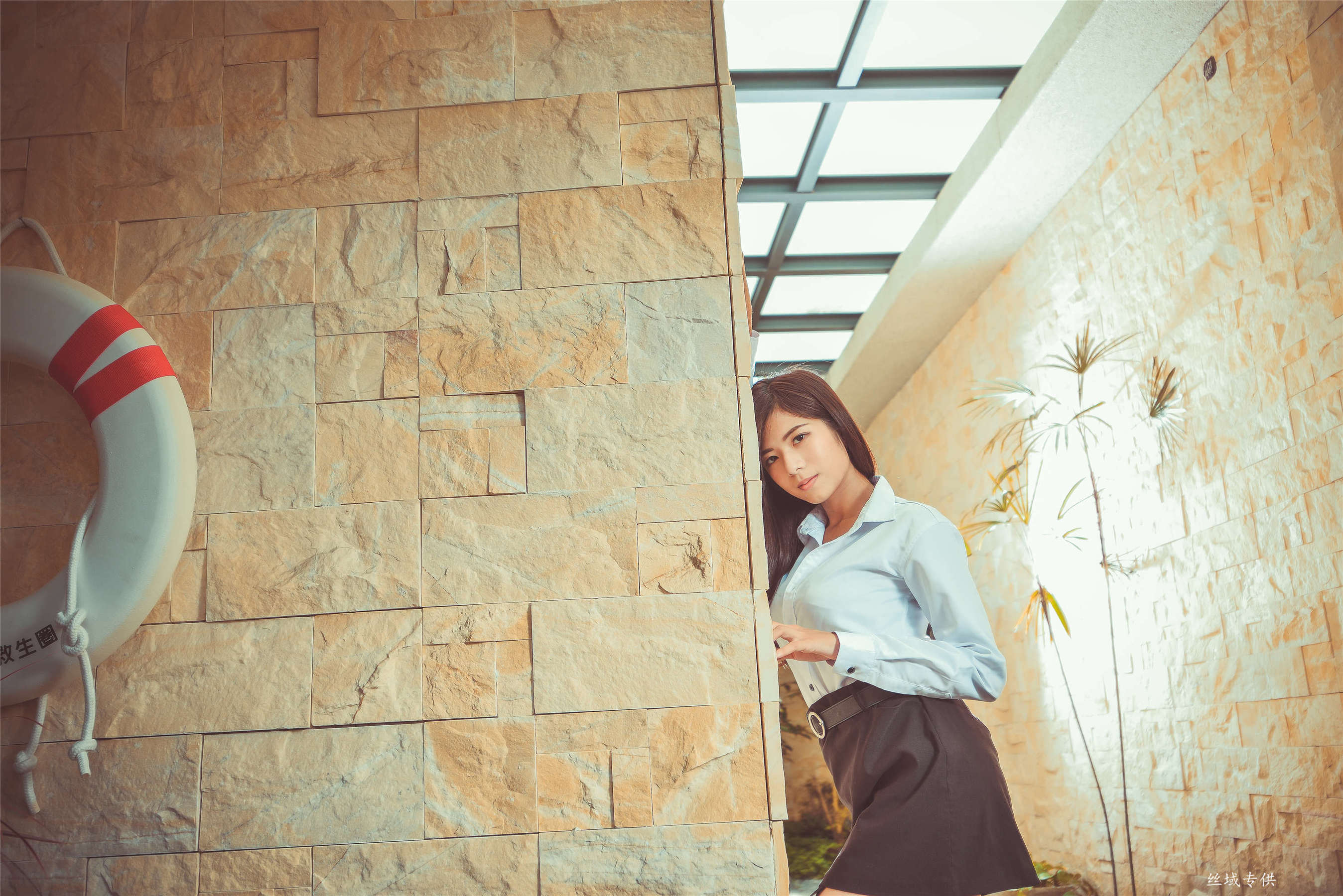 方唯真 性感.芭蕾城市渡假旅店 黑丝OL-图65