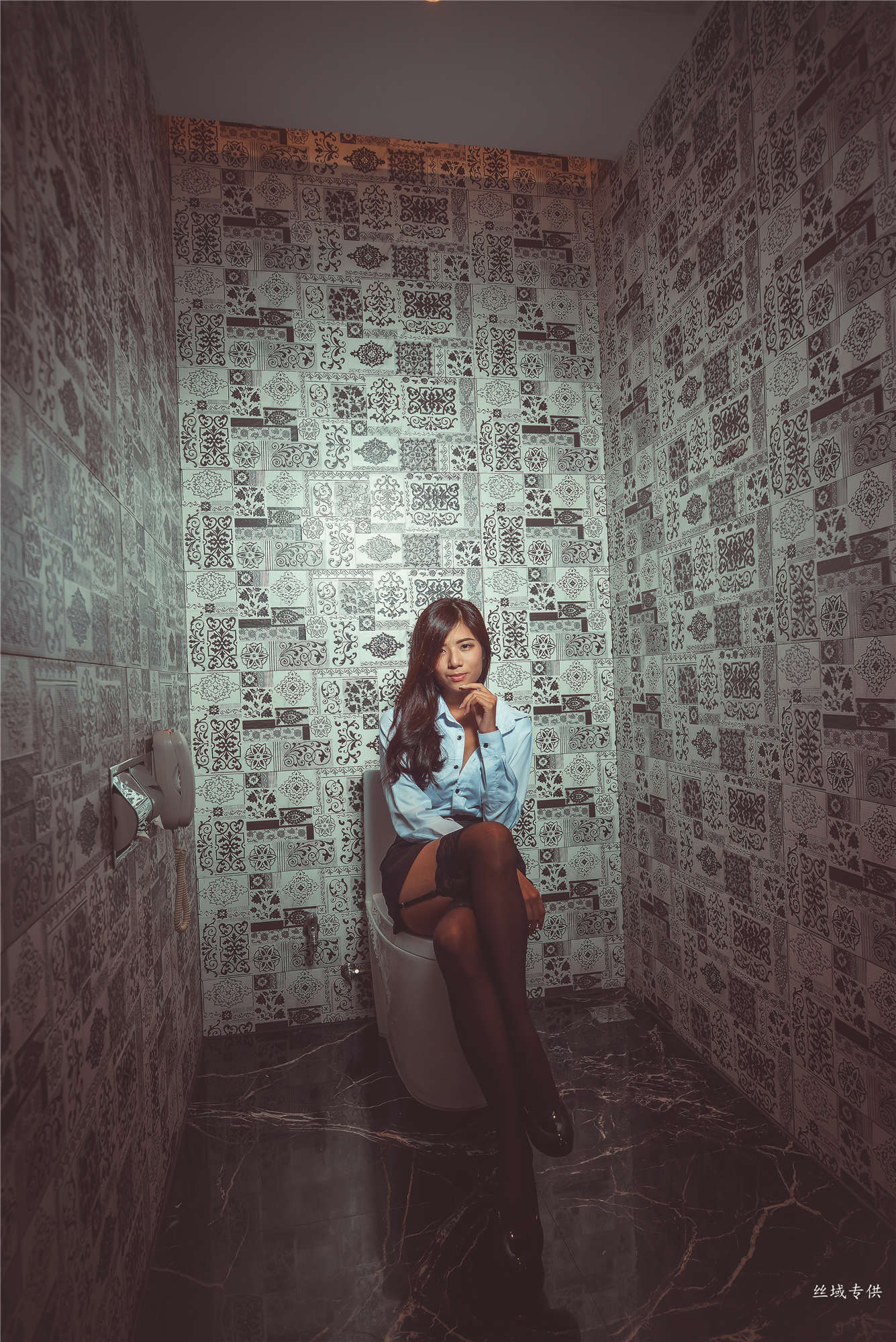 方唯真 性感.芭蕾城市渡假旅店 黑丝OL-图6