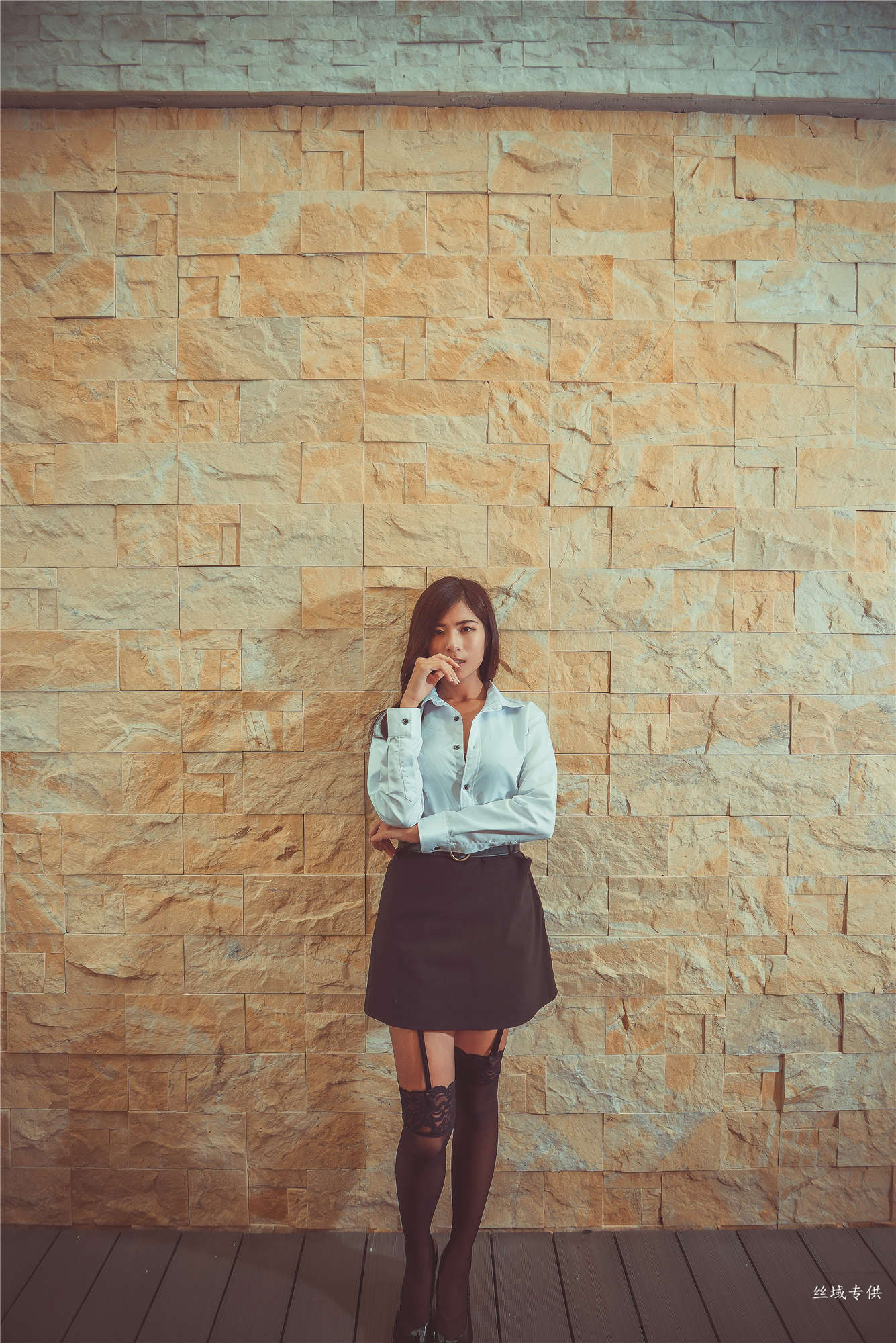 方唯真 性感.芭蕾城市渡假旅店 黑丝OL-图71