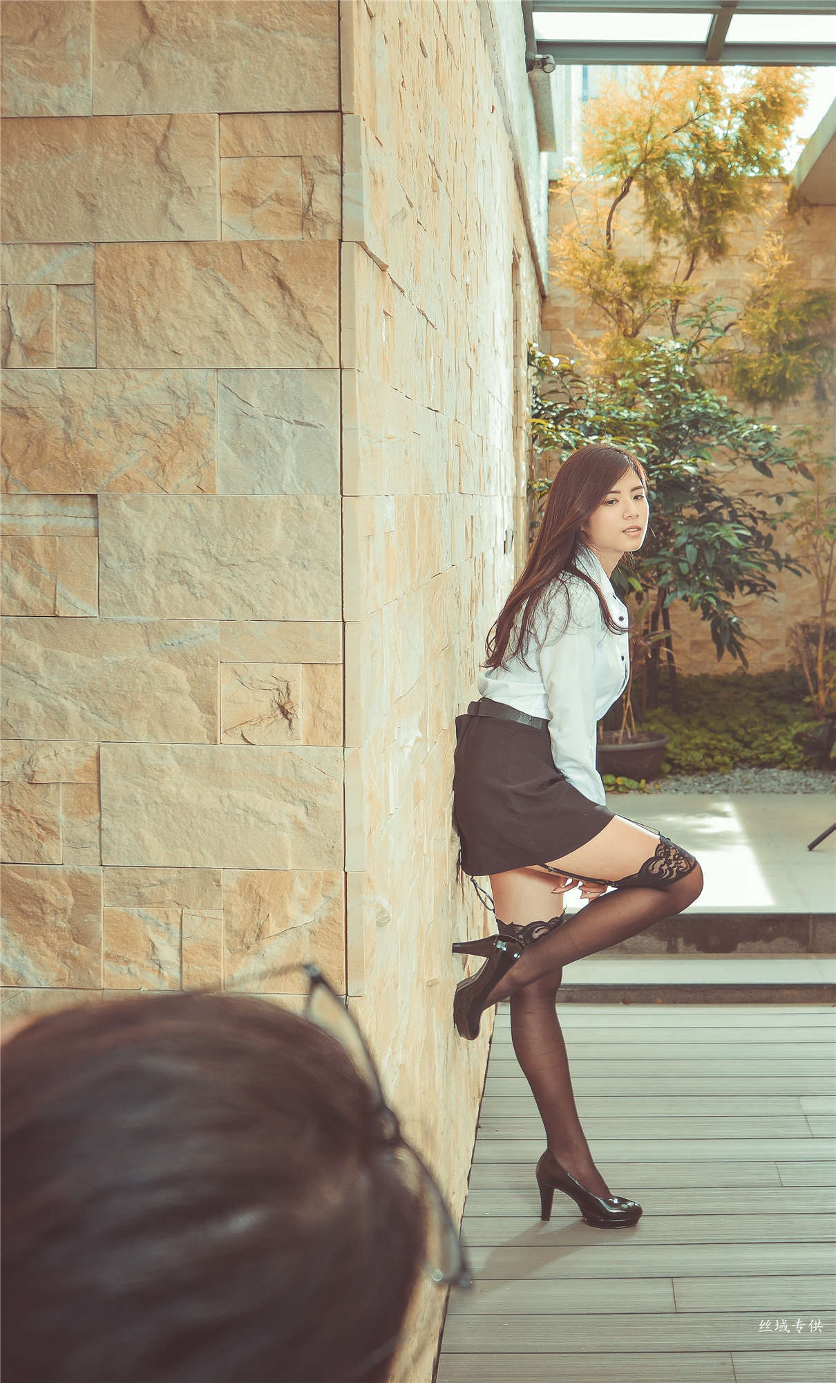 方唯真 性感.芭蕾城市渡假旅店 黑丝OL-图79
