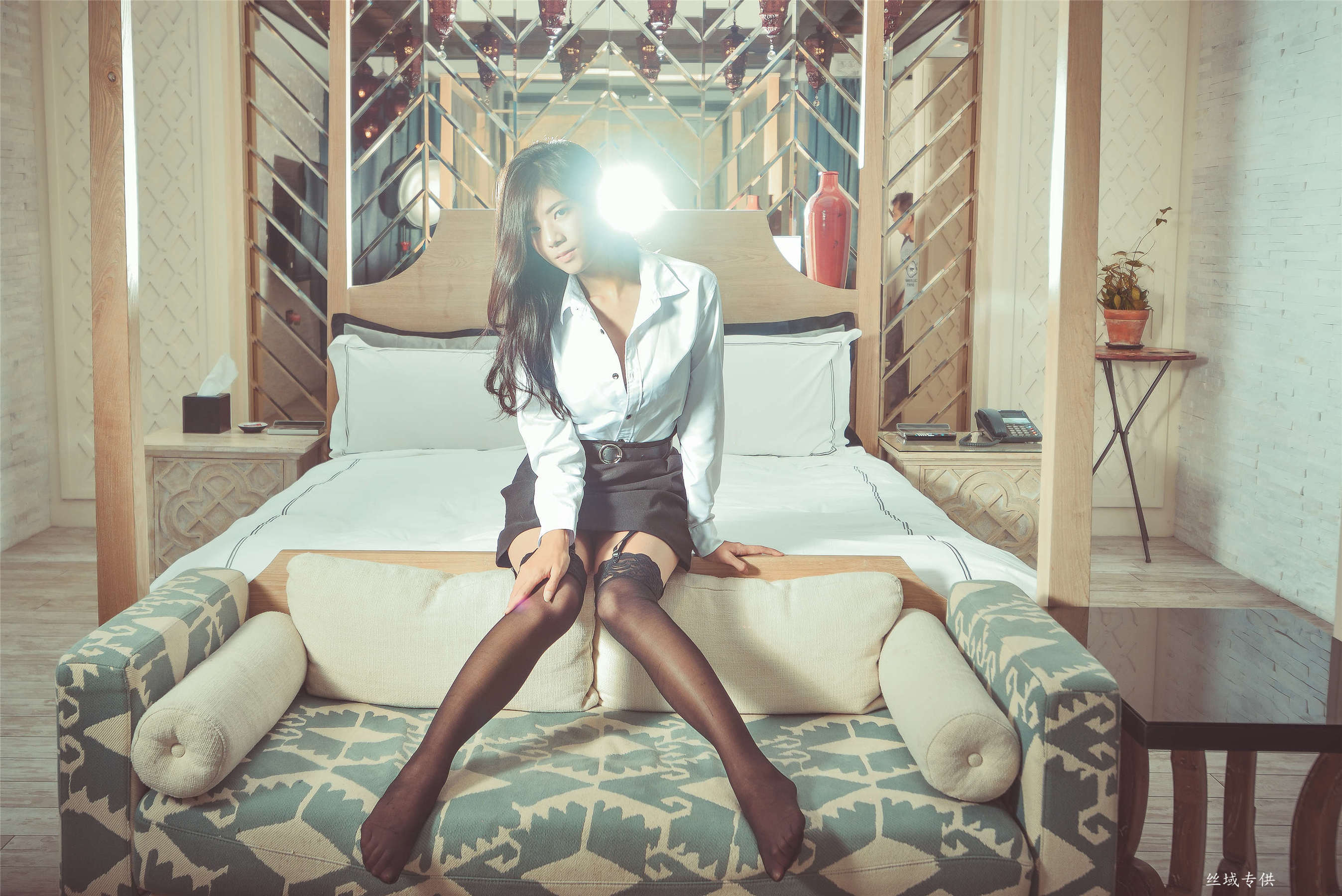 方唯真 性感.芭蕾城市渡假旅店 黑丝OL-图88