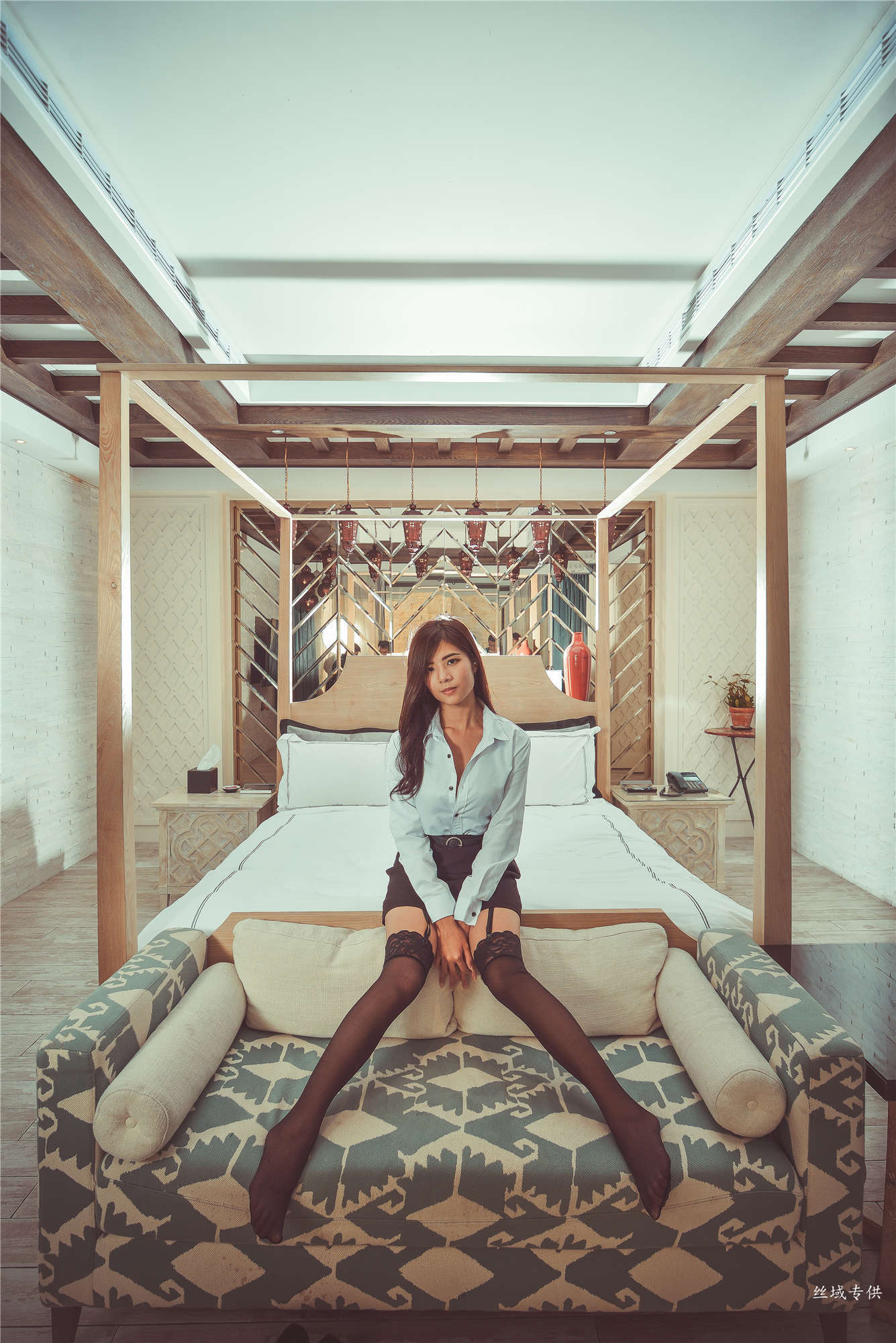 方唯真 性感.芭蕾城市渡假旅店 黑丝OL-图89