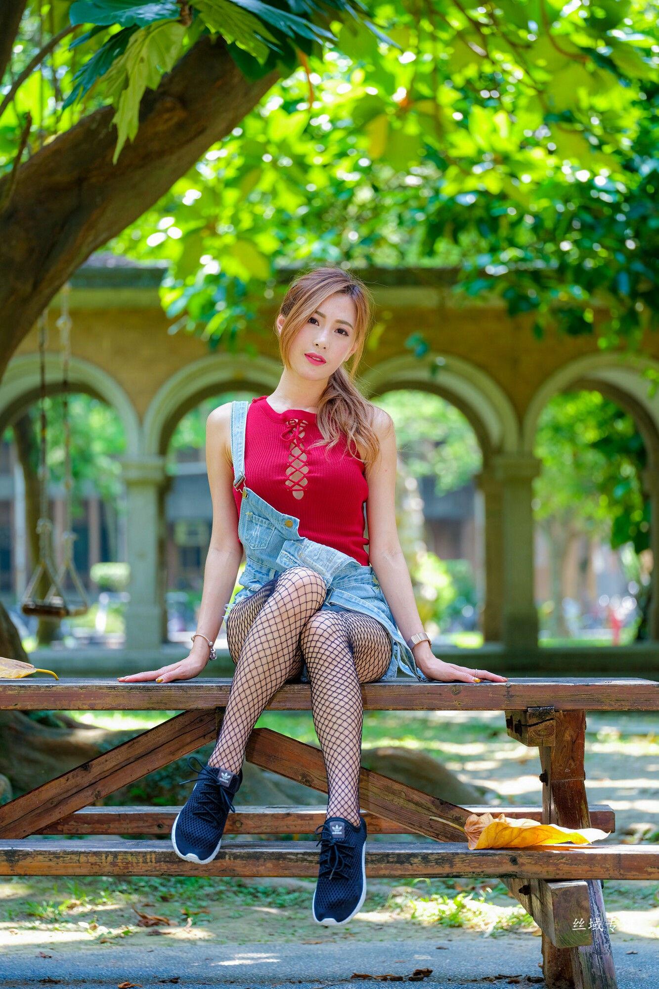 黄艾比 外拍服装（网袜）-图49