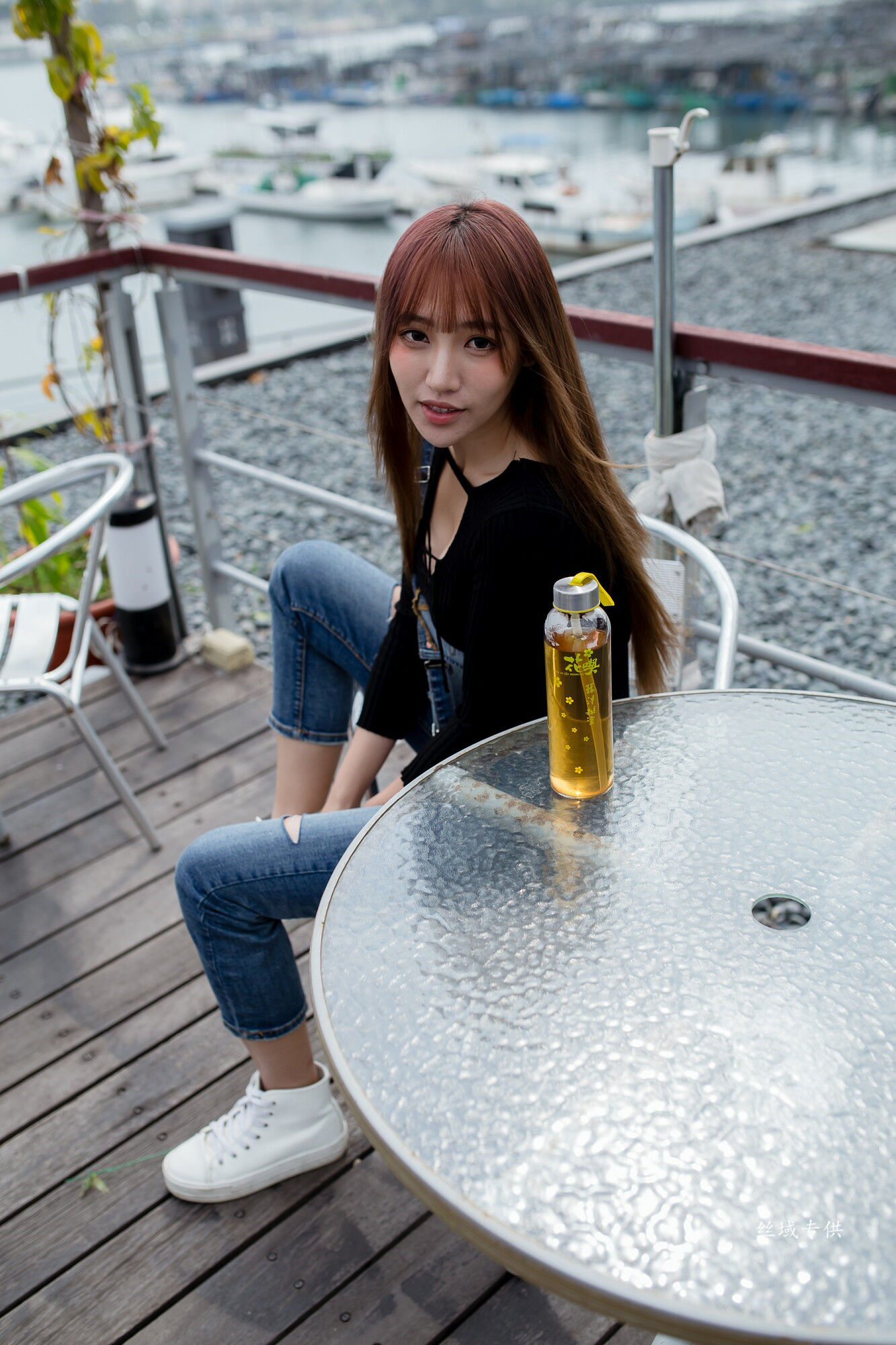 比比 牛仔紧身裤-图0