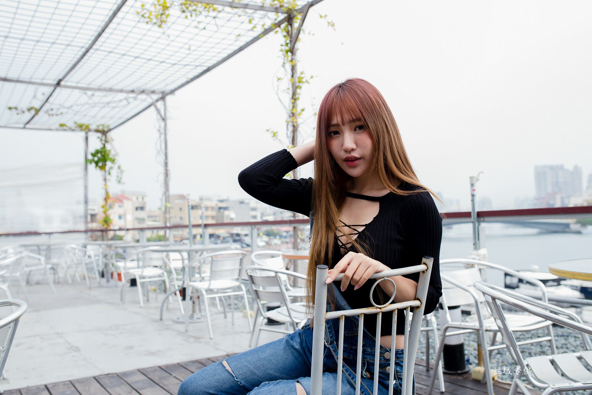 比比 牛仔紧身裤-图11