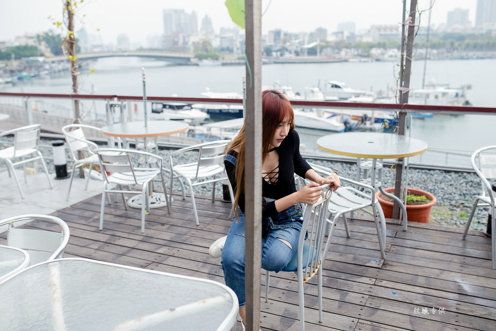 比比 牛仔紧身裤-图12