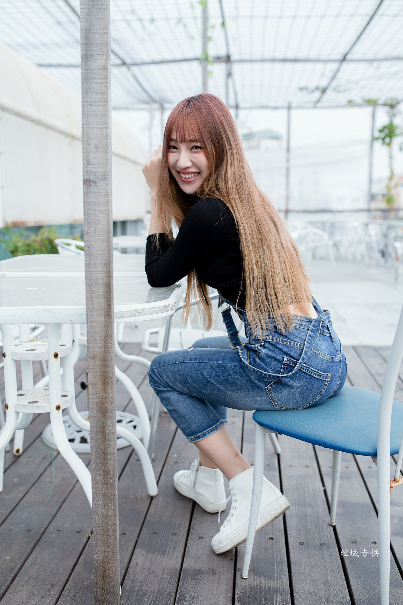 比比 牛仔紧身裤-图17