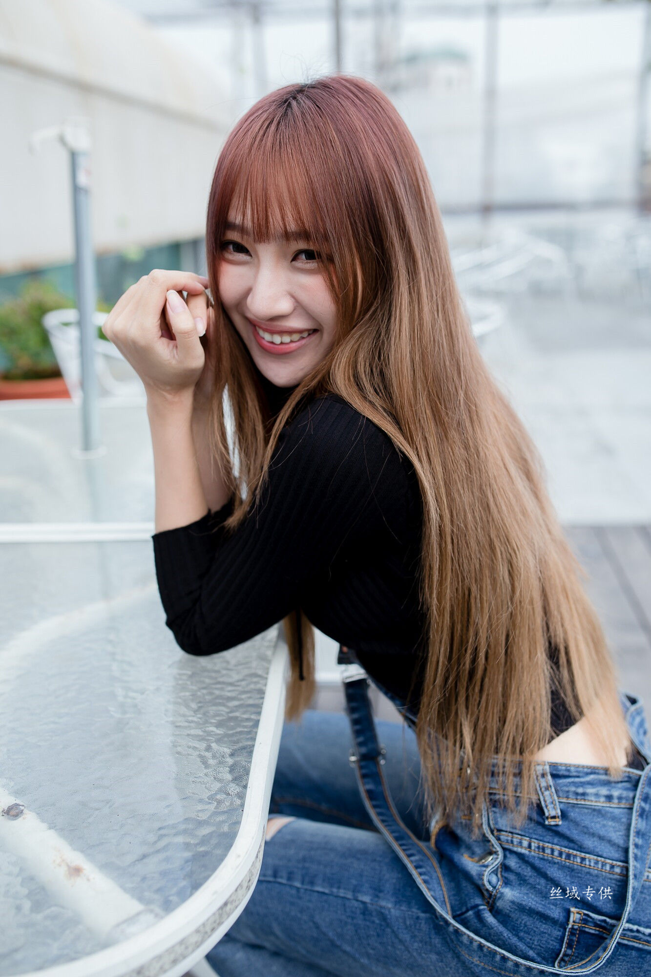 比比 牛仔紧身裤-图18