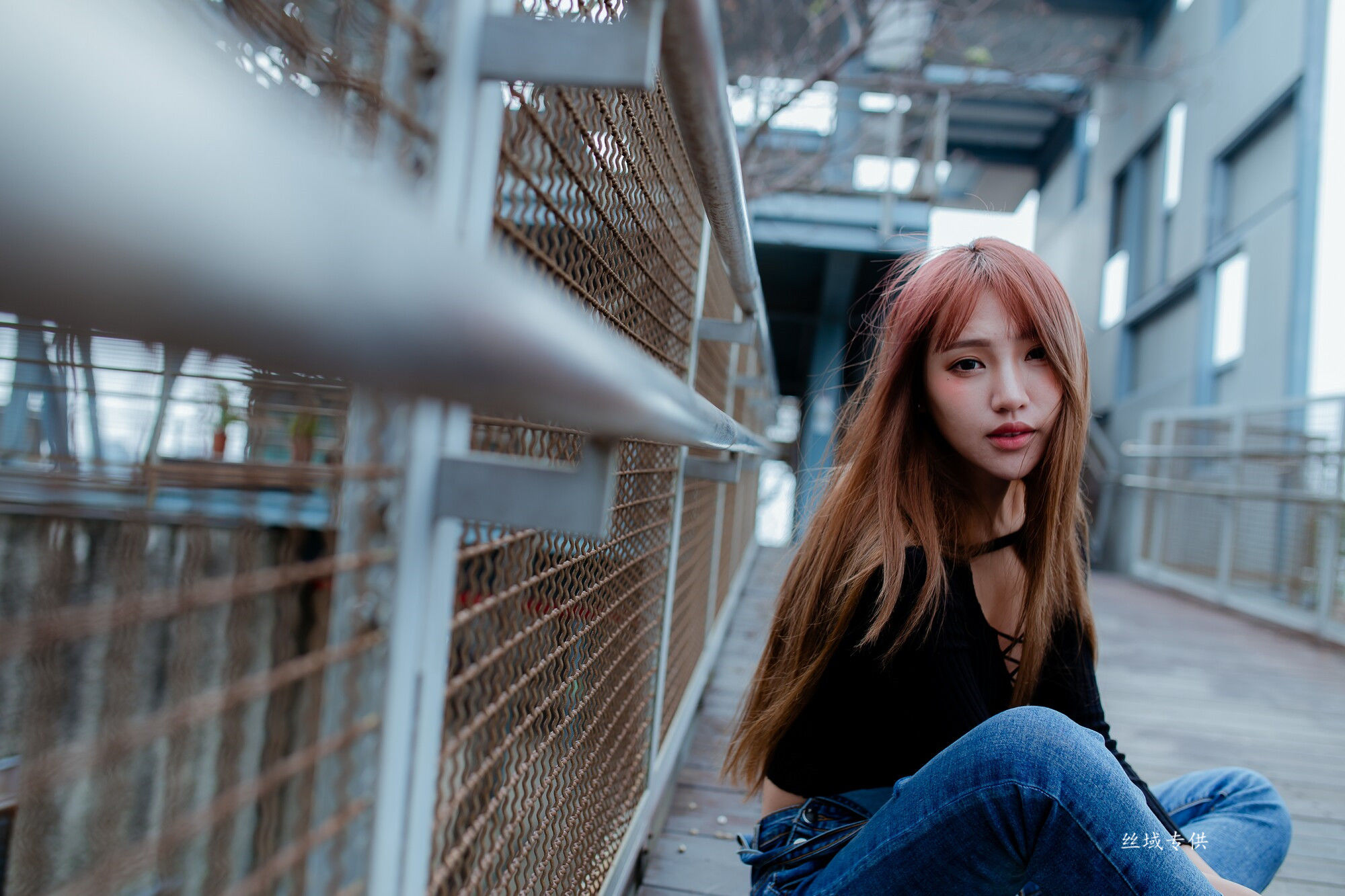 比比 牛仔紧身裤-图29