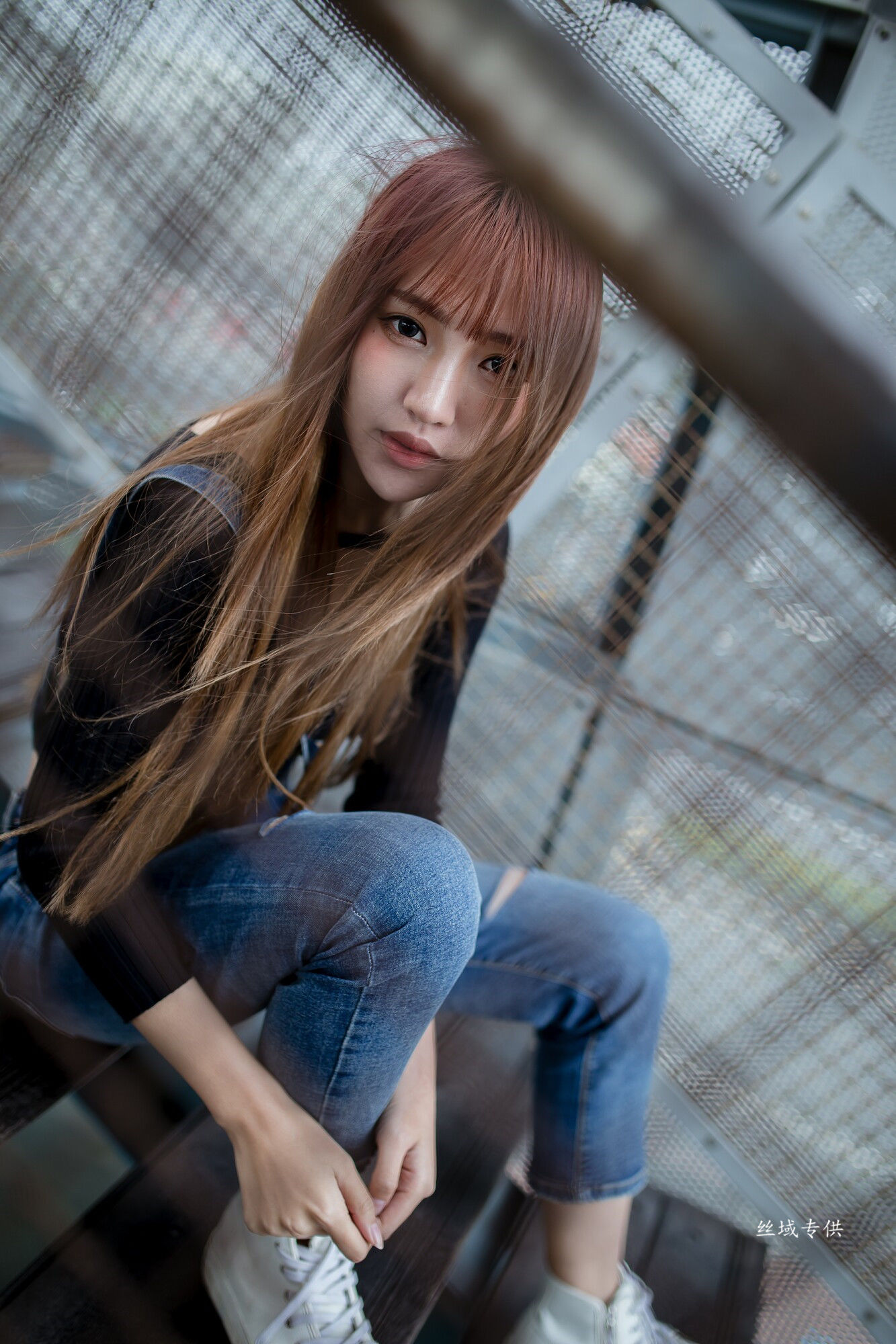 比比 牛仔紧身裤-图33