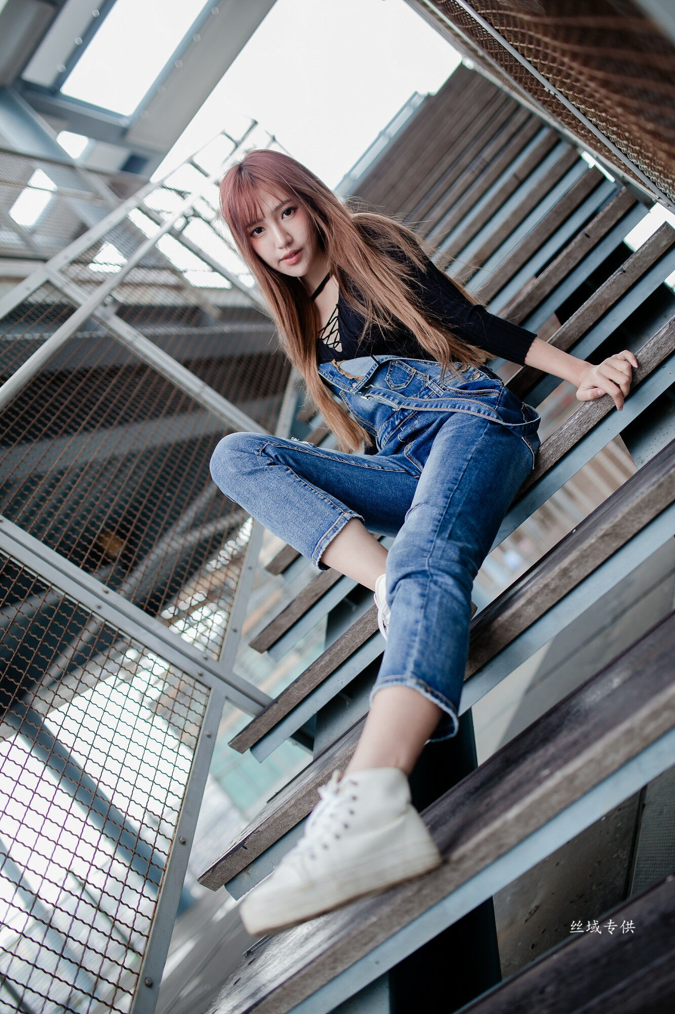 比比 牛仔紧身裤-图34