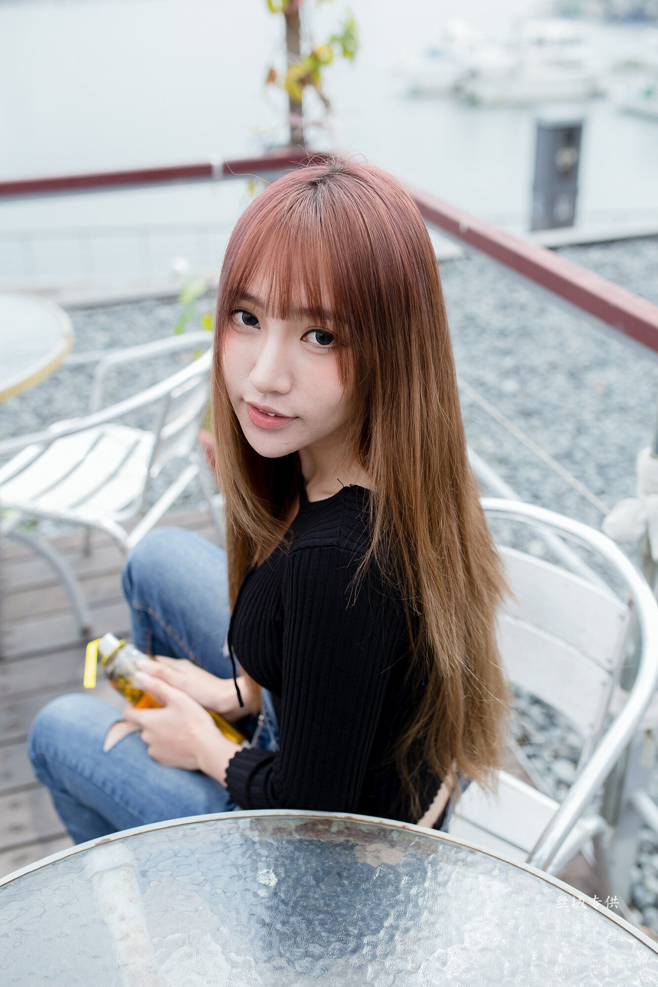 比比 牛仔紧身裤-图3