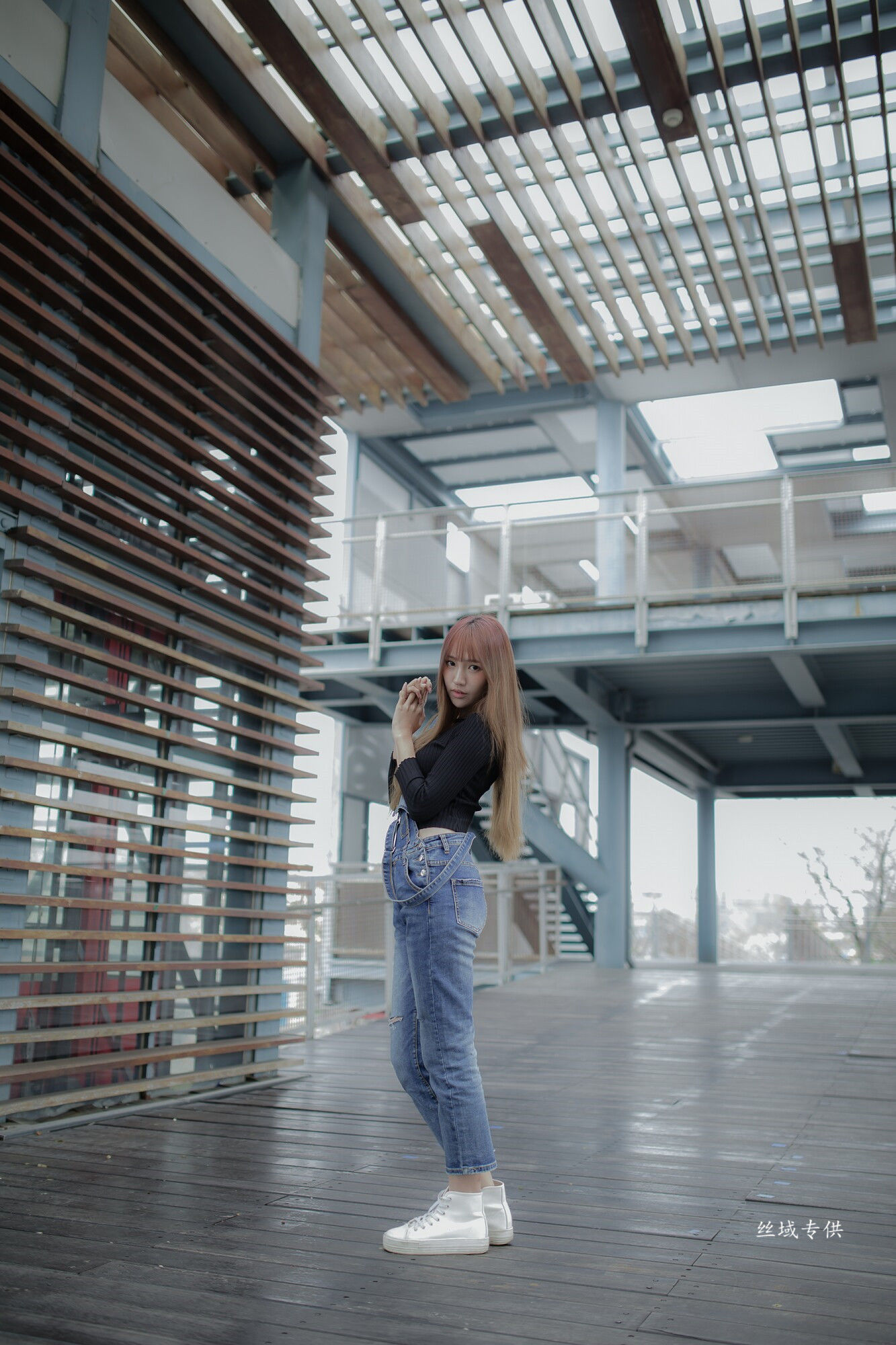 比比 牛仔紧身裤-图39