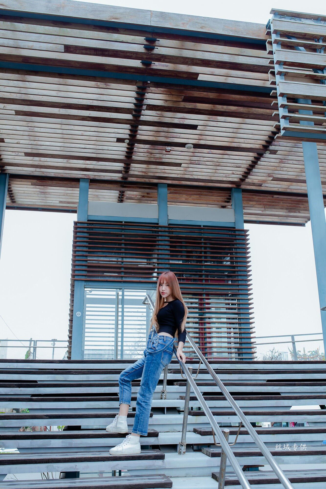 比比 牛仔紧身裤-图42