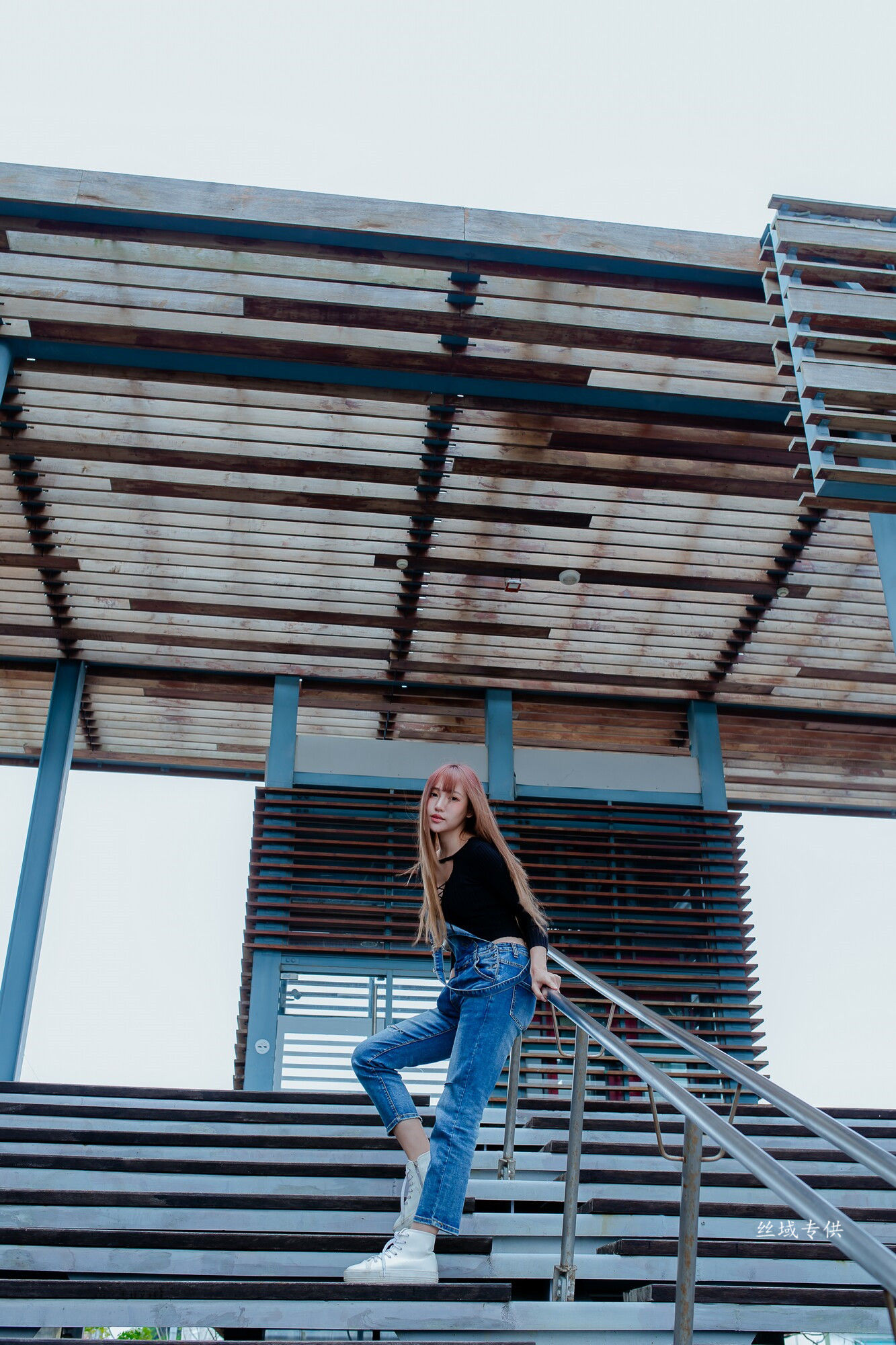 比比 牛仔紧身裤-图43