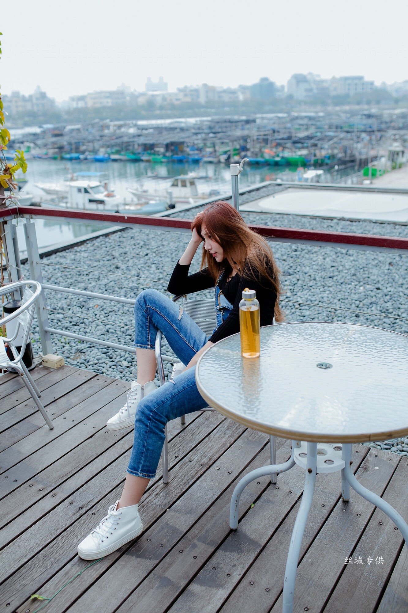 比比 牛仔紧身裤-图4