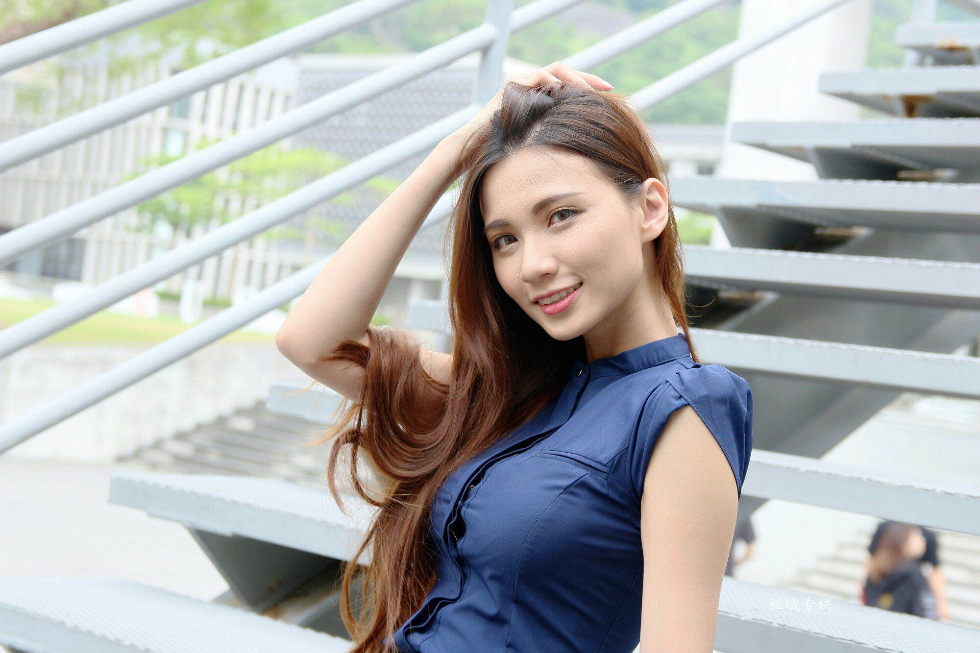 蔡譯心 棚拍+外拍）OL女神装扮 三套套服装-图16