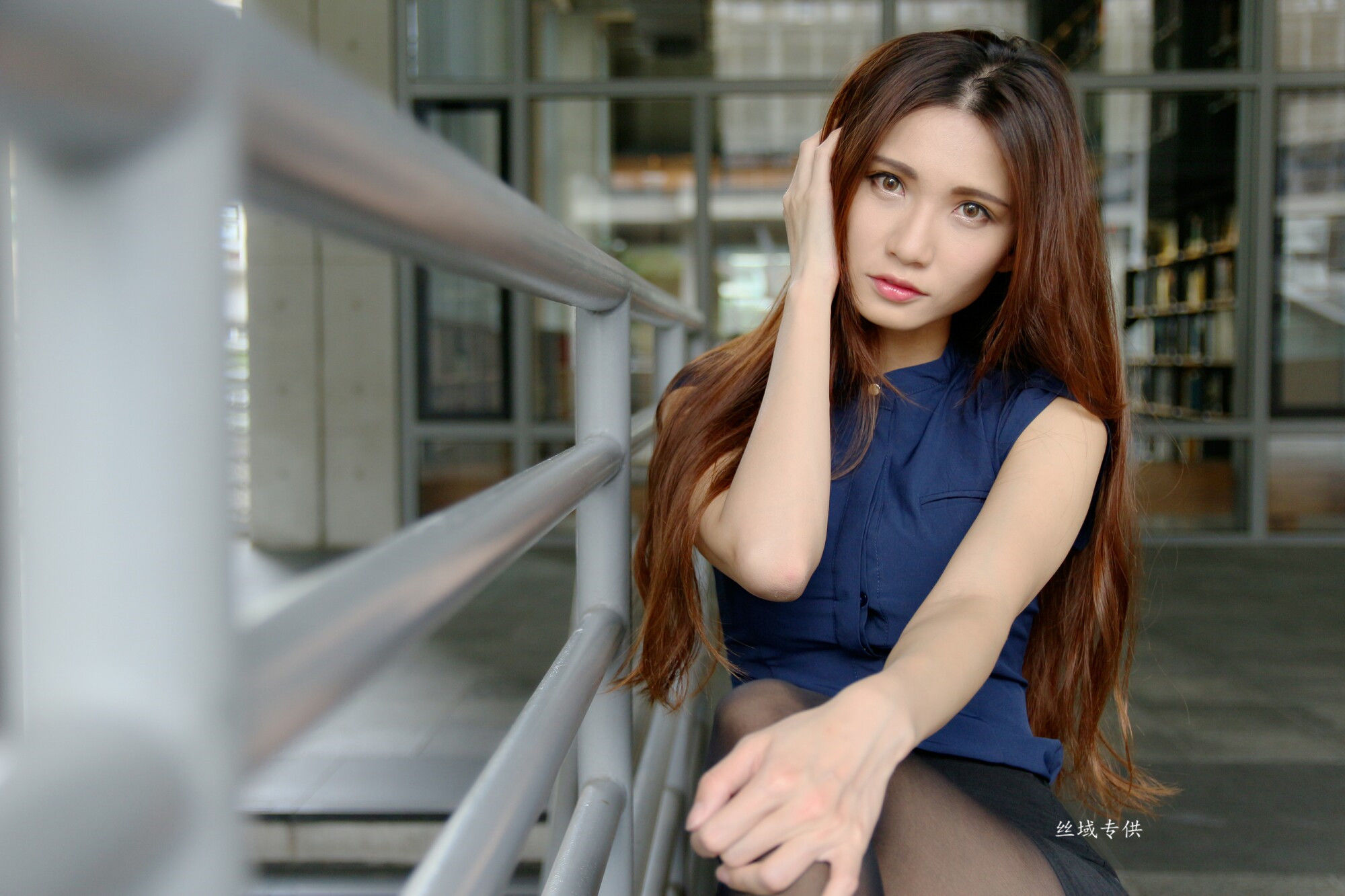 蔡譯心 棚拍+外拍）OL女神装扮 三套套服装-图18