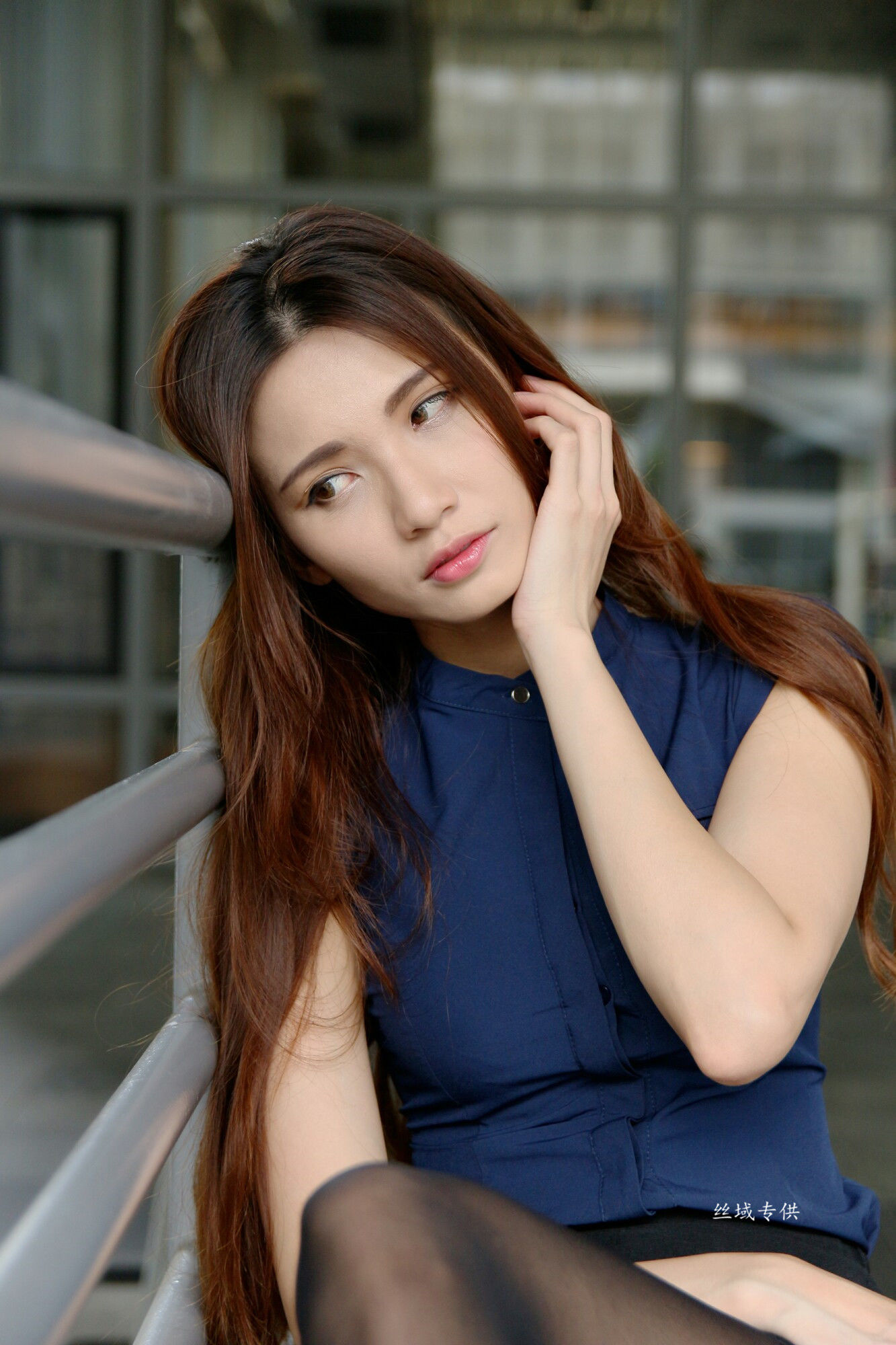 蔡譯心 棚拍+外拍）OL女神装扮 三套套服装-图20