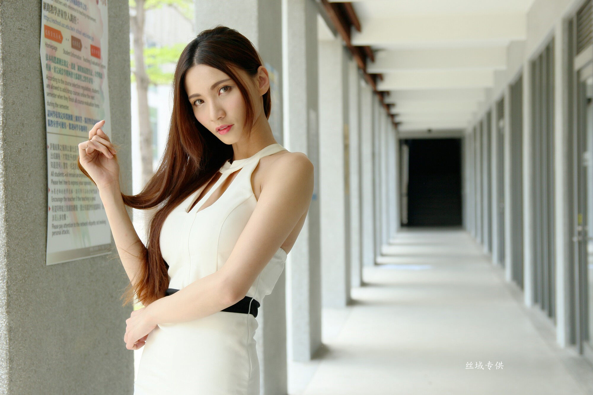 蔡譯心 棚拍+外拍）OL女神装扮 三套套服装-图23