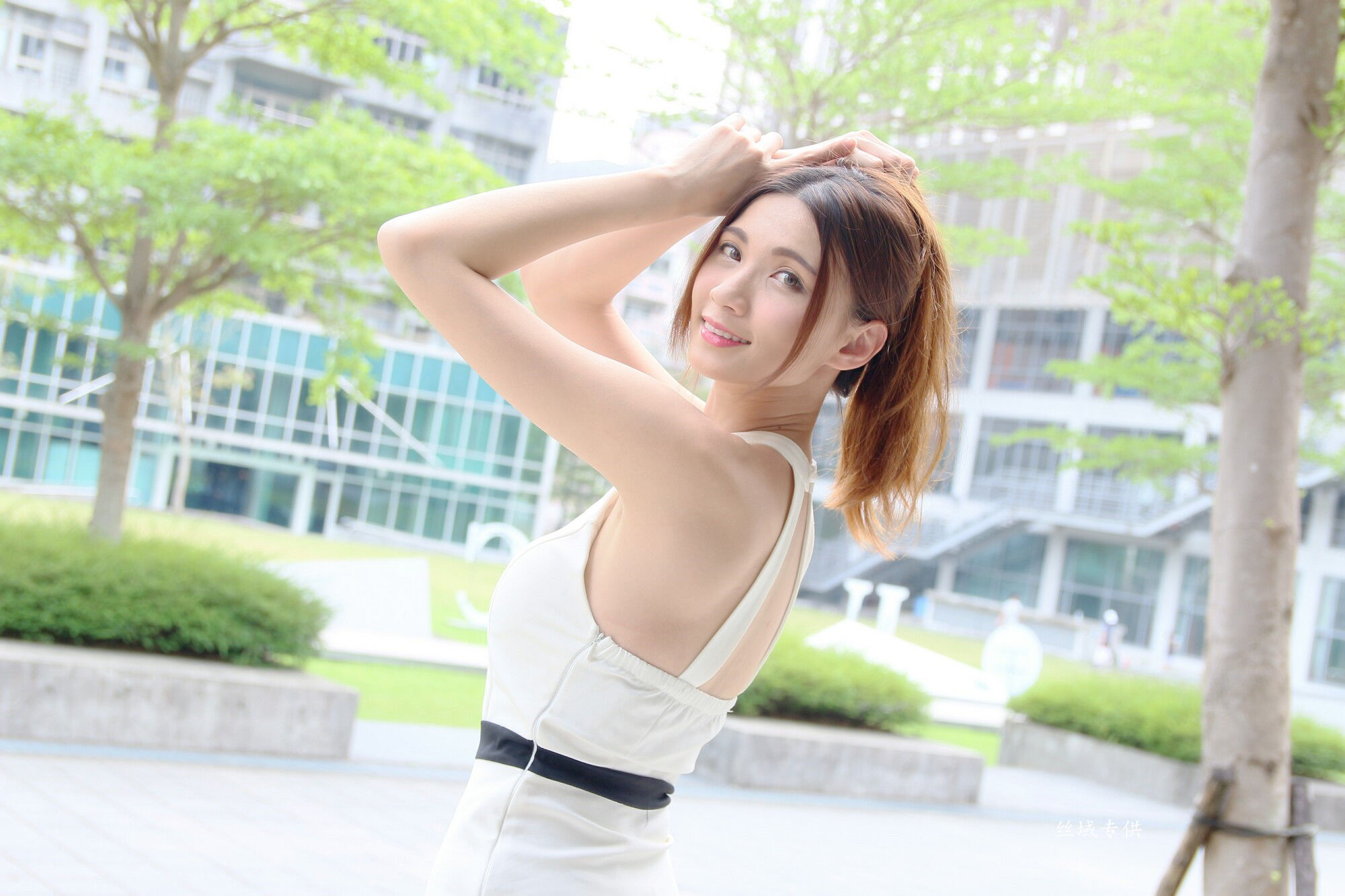 蔡譯心 棚拍+外拍）OL女神装扮 三套套服装-图30