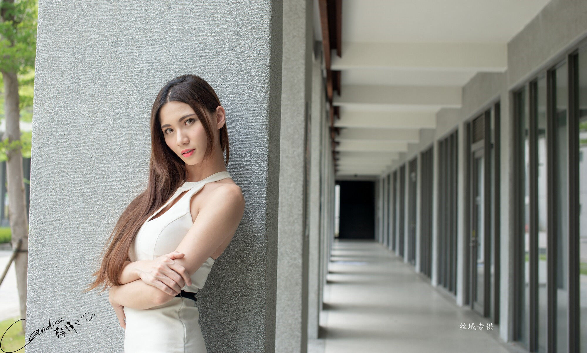 蔡譯心 棚拍+外拍）OL女神装扮 三套套服装-图64