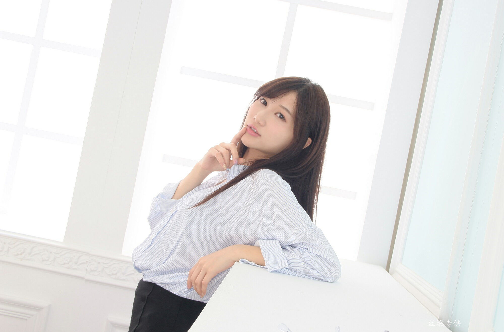 小筑兒 55棚拍 高跟OL-图31