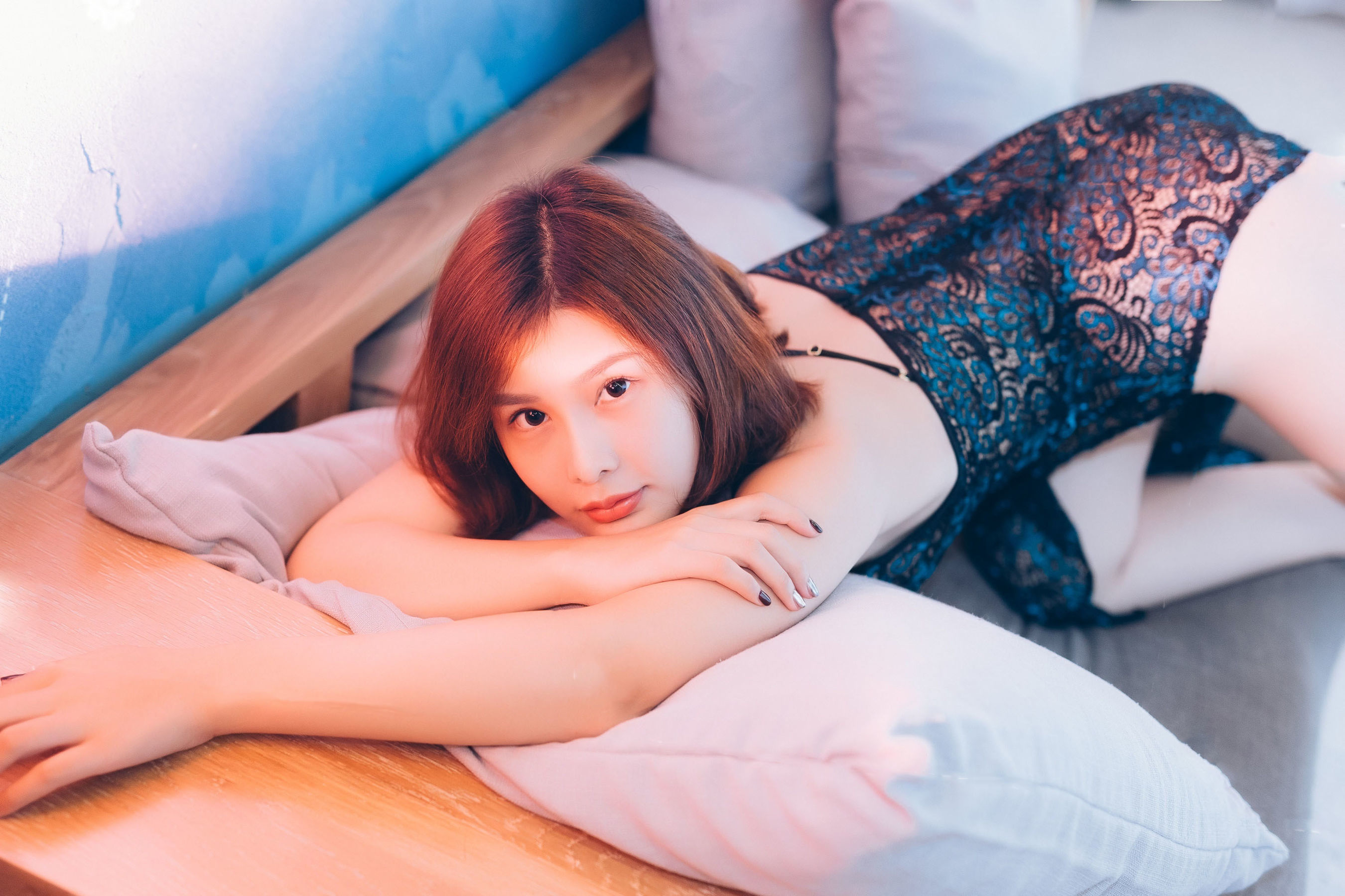 闫盼盼 旗袍女神-图9