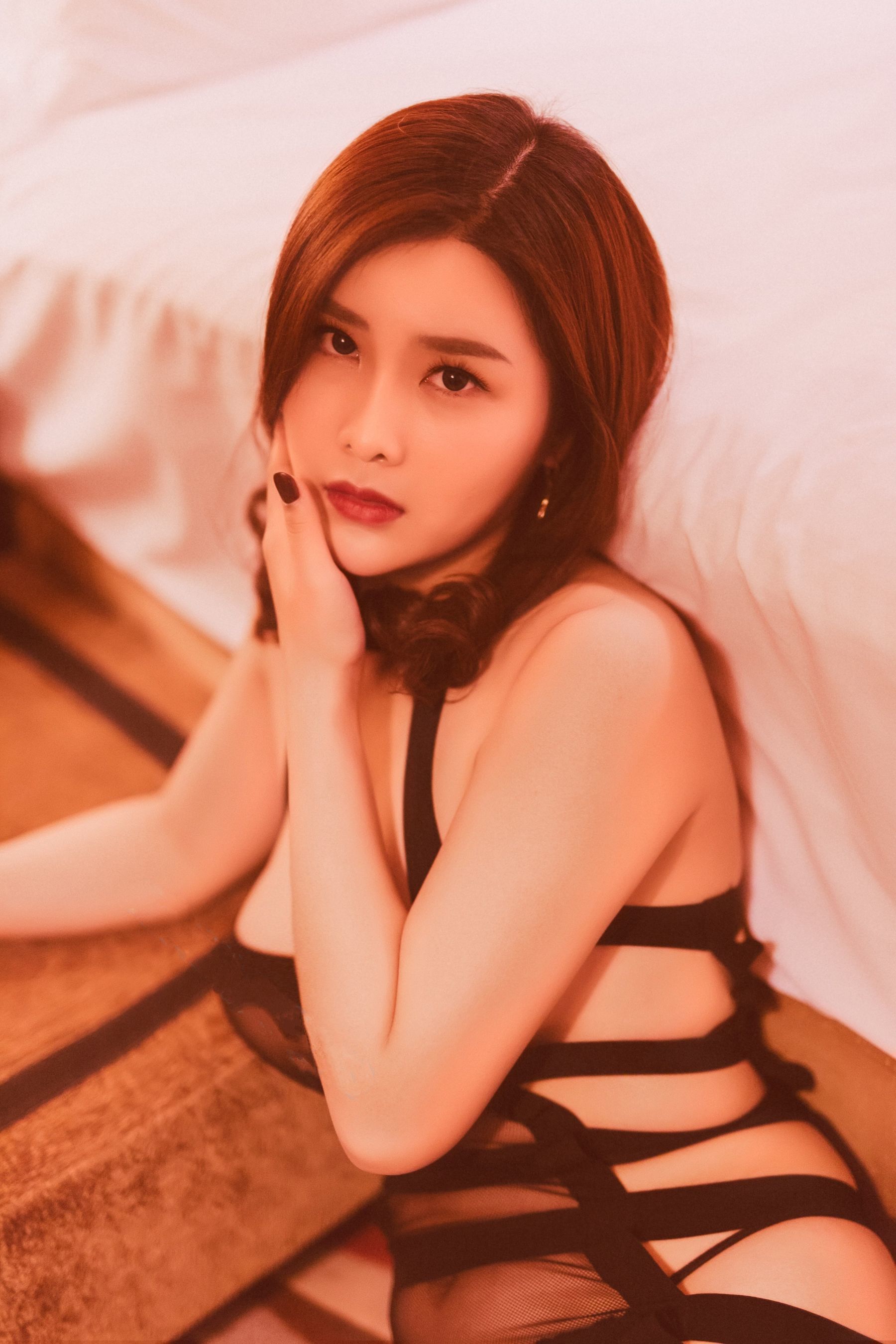 闫盼盼 黑带束缚-图2