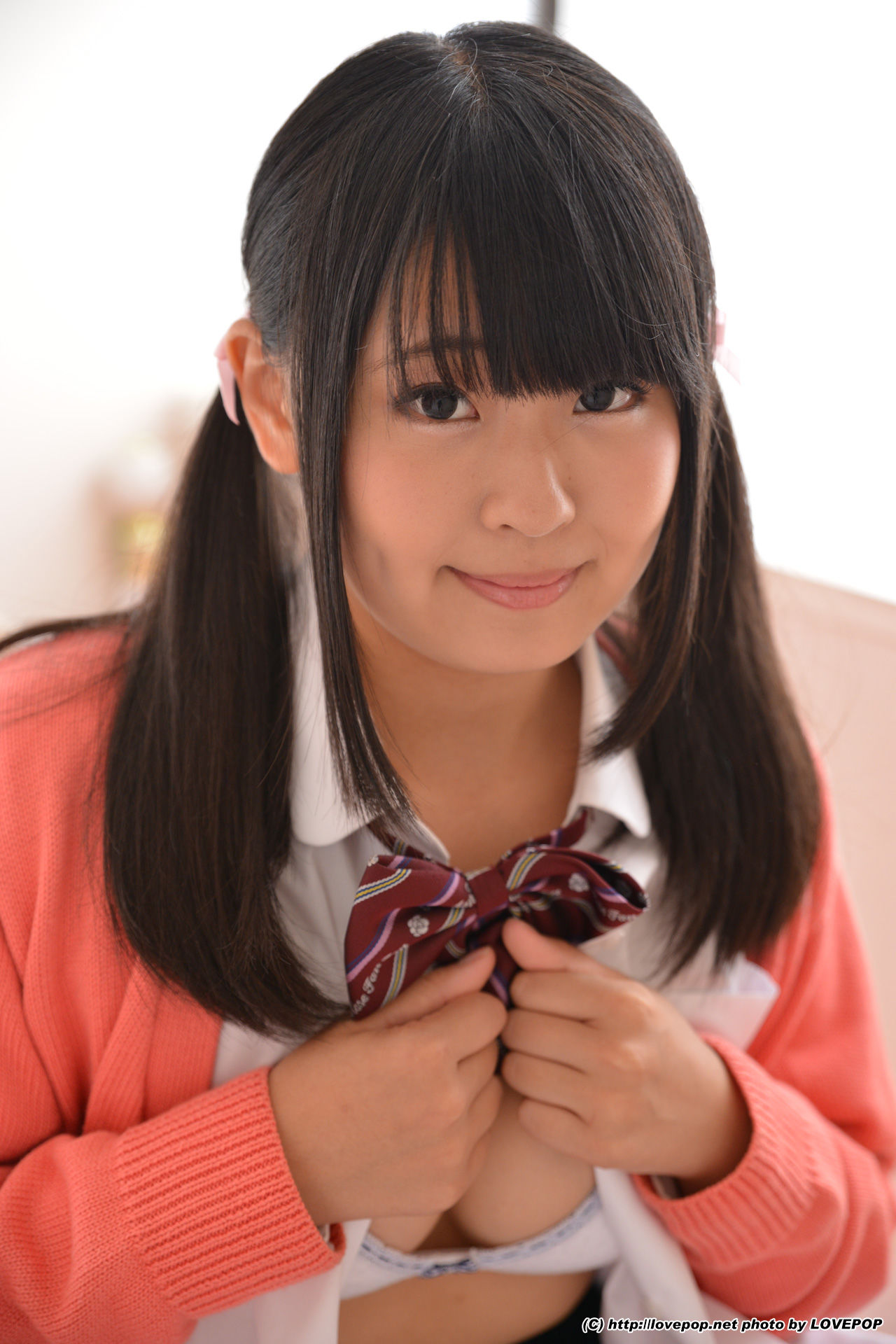 Airi Satou さとう愛理 nipple uniform cardiganr - PPV-图52