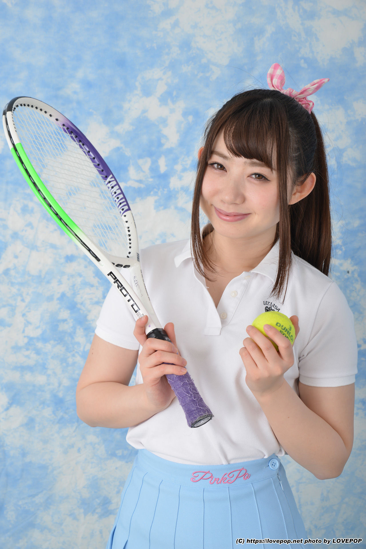 Ayuna Niko あゆな虹恋 tennis ball and racket ! - PPV-图2