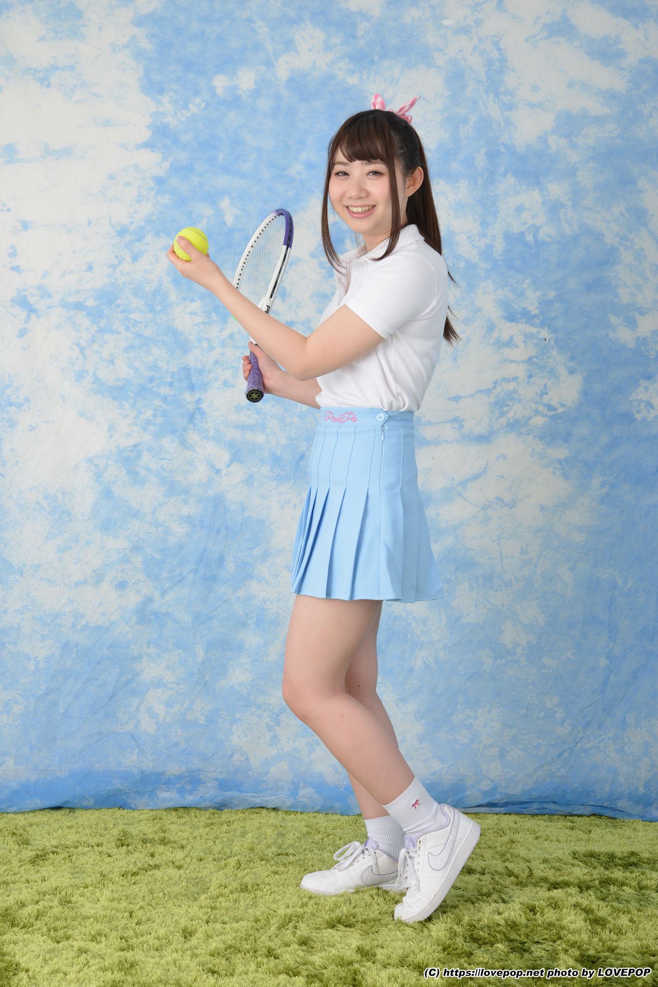Ayuna Niko あゆな虹恋 tennis ball and racket ! - PPV-图7
