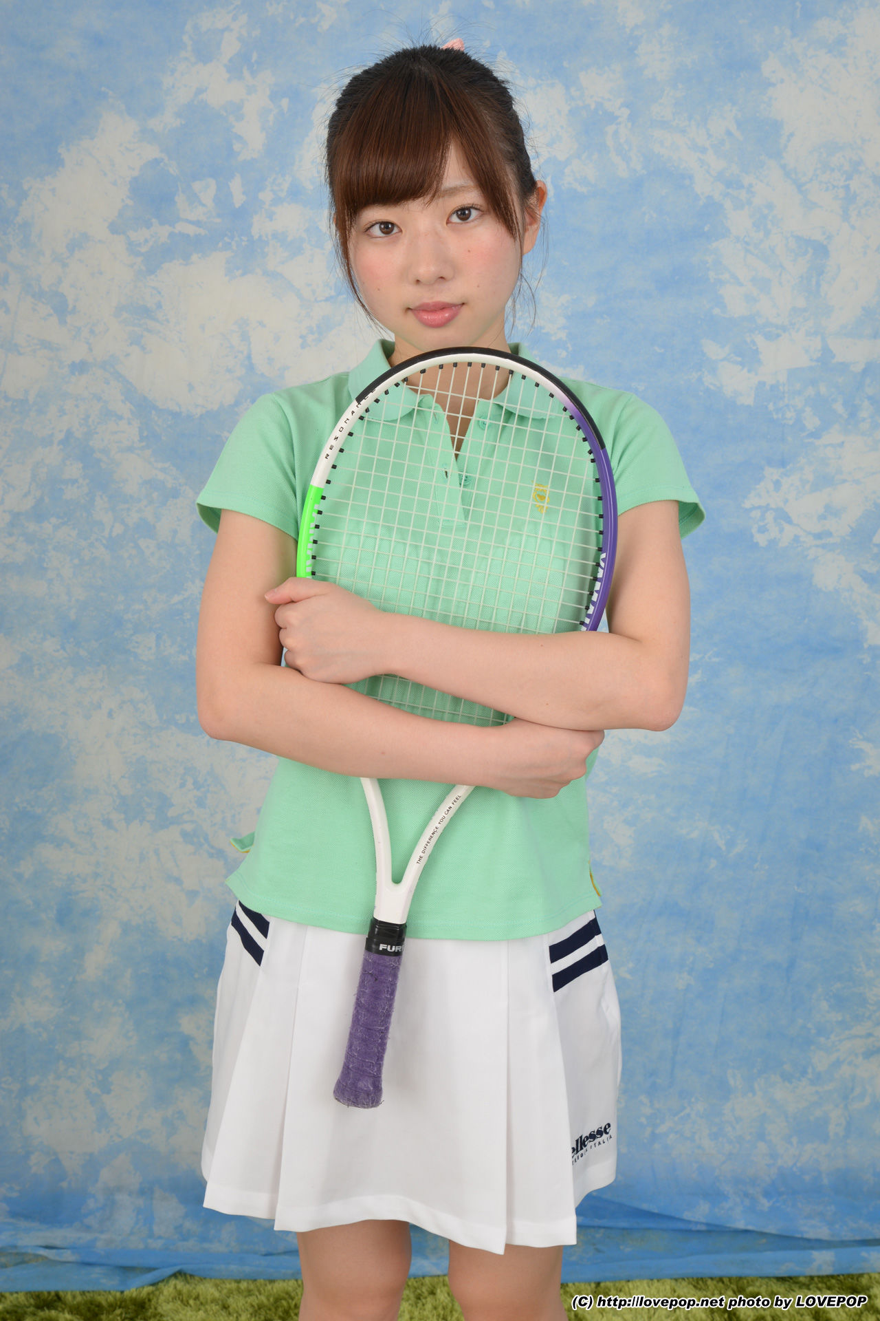 Rin Sasayama 笹山りん white cotton dazzling tennis edition - PPV-图14