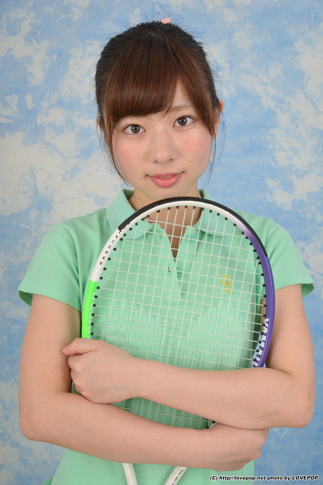 Rin Sasayama 笹山りん white cotton dazzling tennis edition - PPV-图15