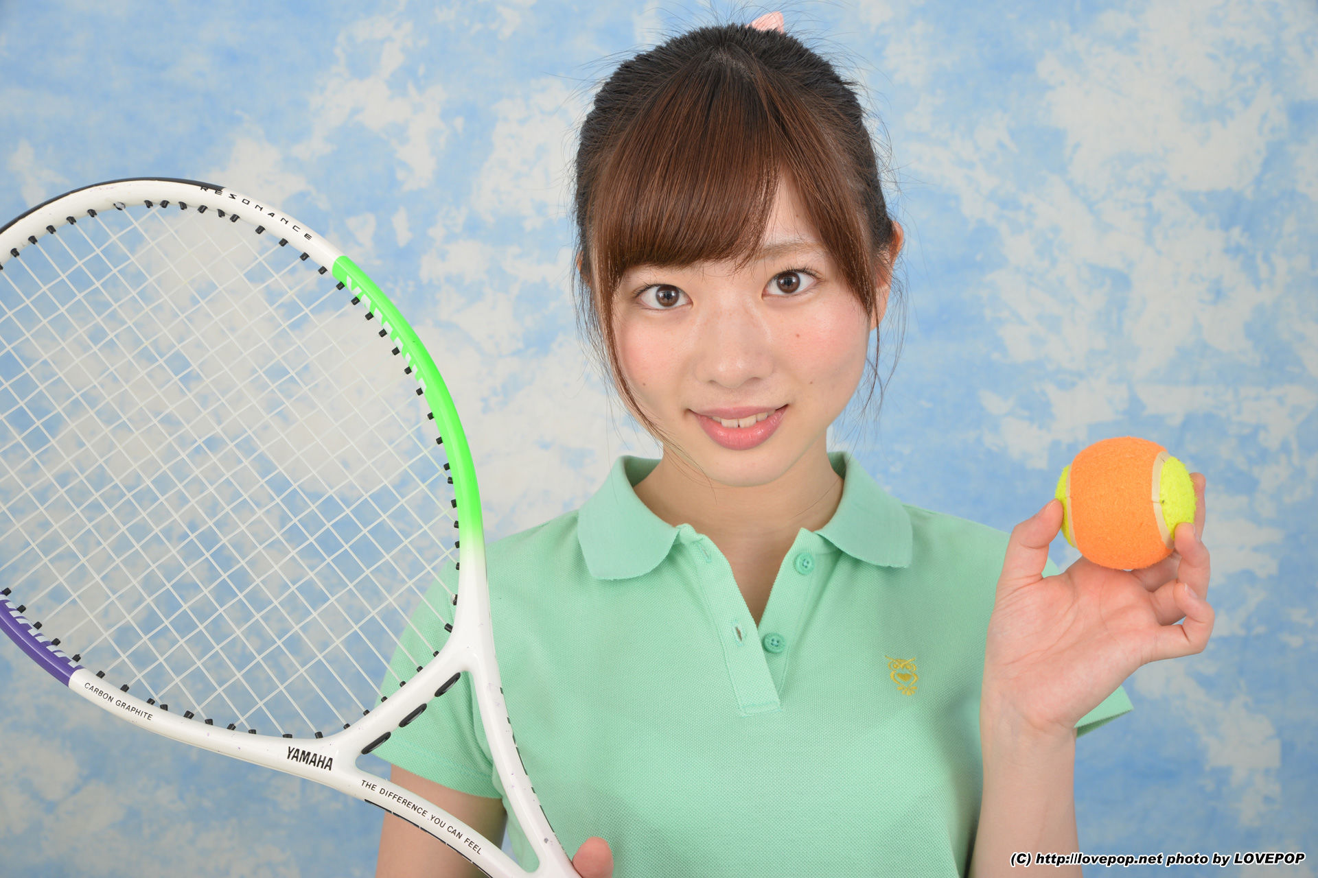 Rin Sasayama 笹山りん white cotton dazzling tennis edition - PPV-图2