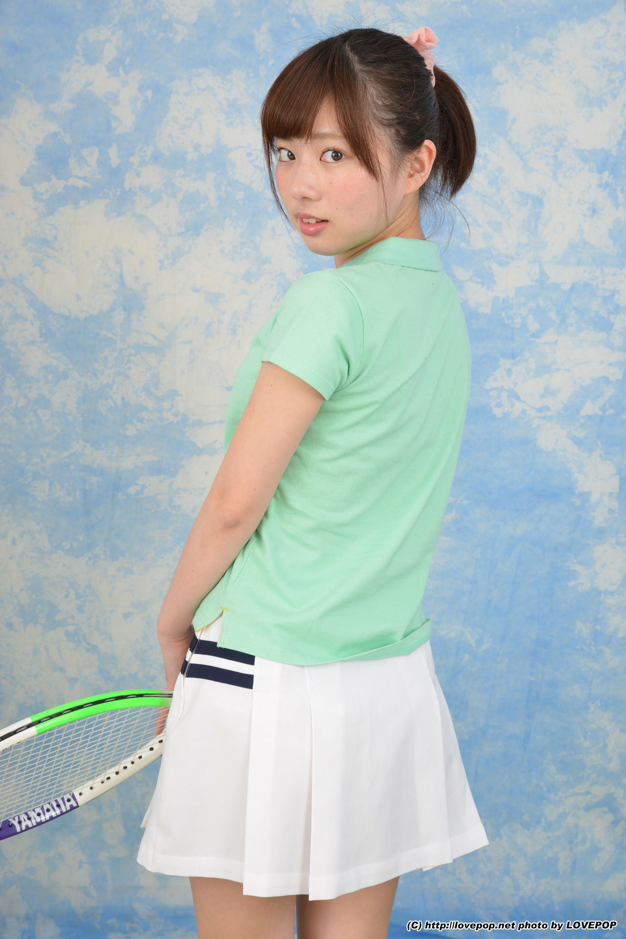 Rin Sasayama 笹山りん white cotton dazzling tennis edition - PPV-图7