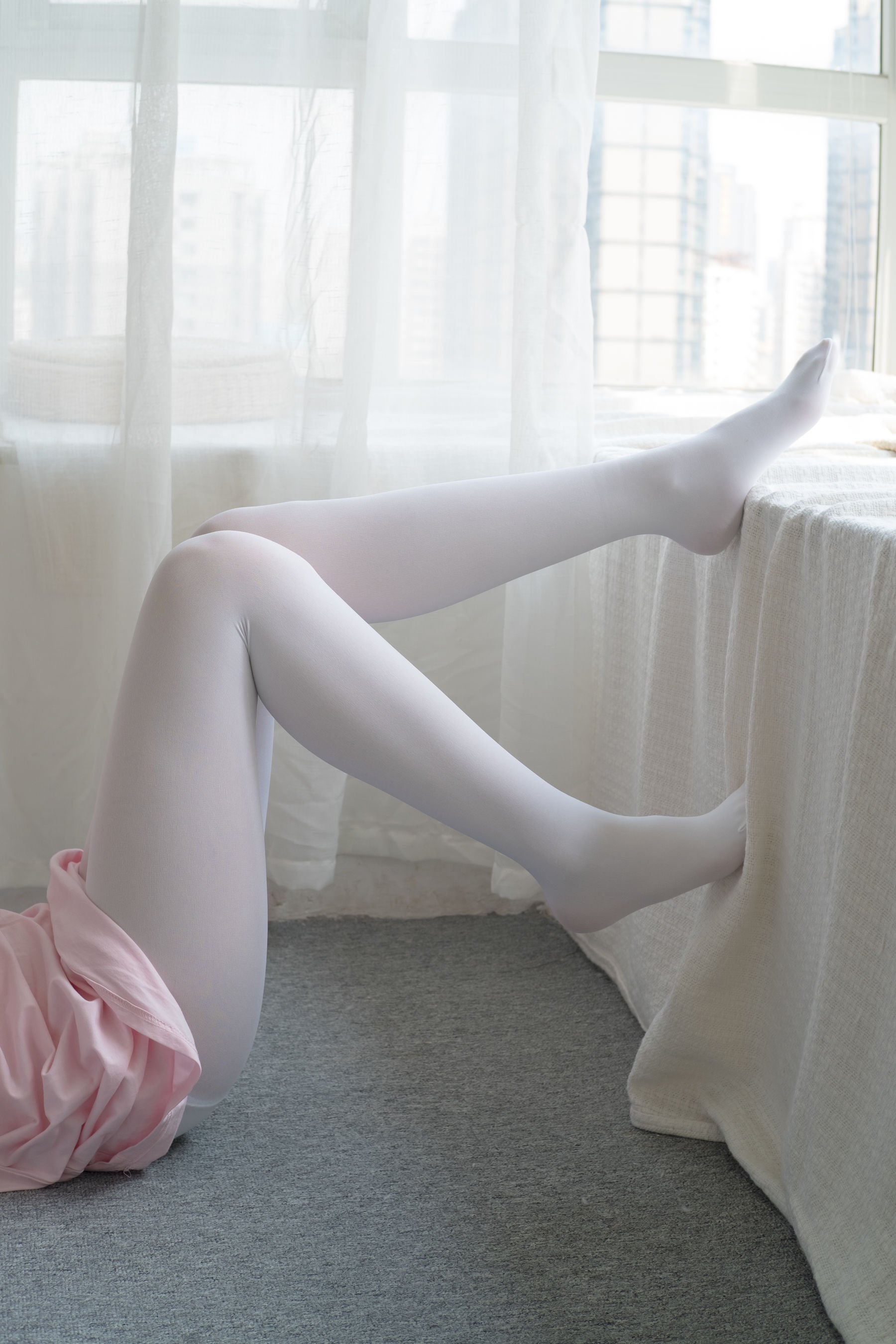 R15-035 粉红少女白丝美足-图11