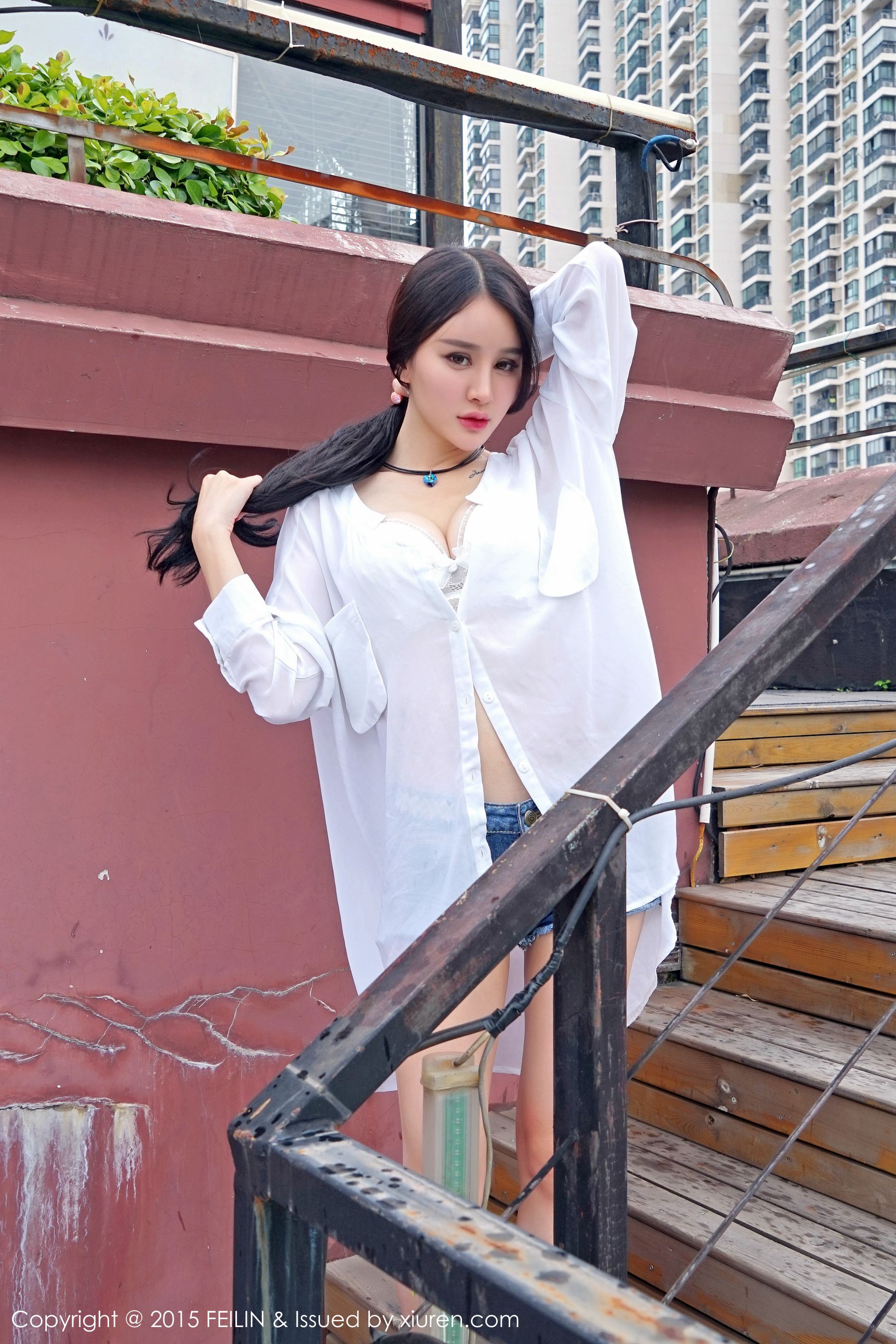 Cheryl青树 - 豹纹比基尼+牛仔热裤  Vol.007-图26