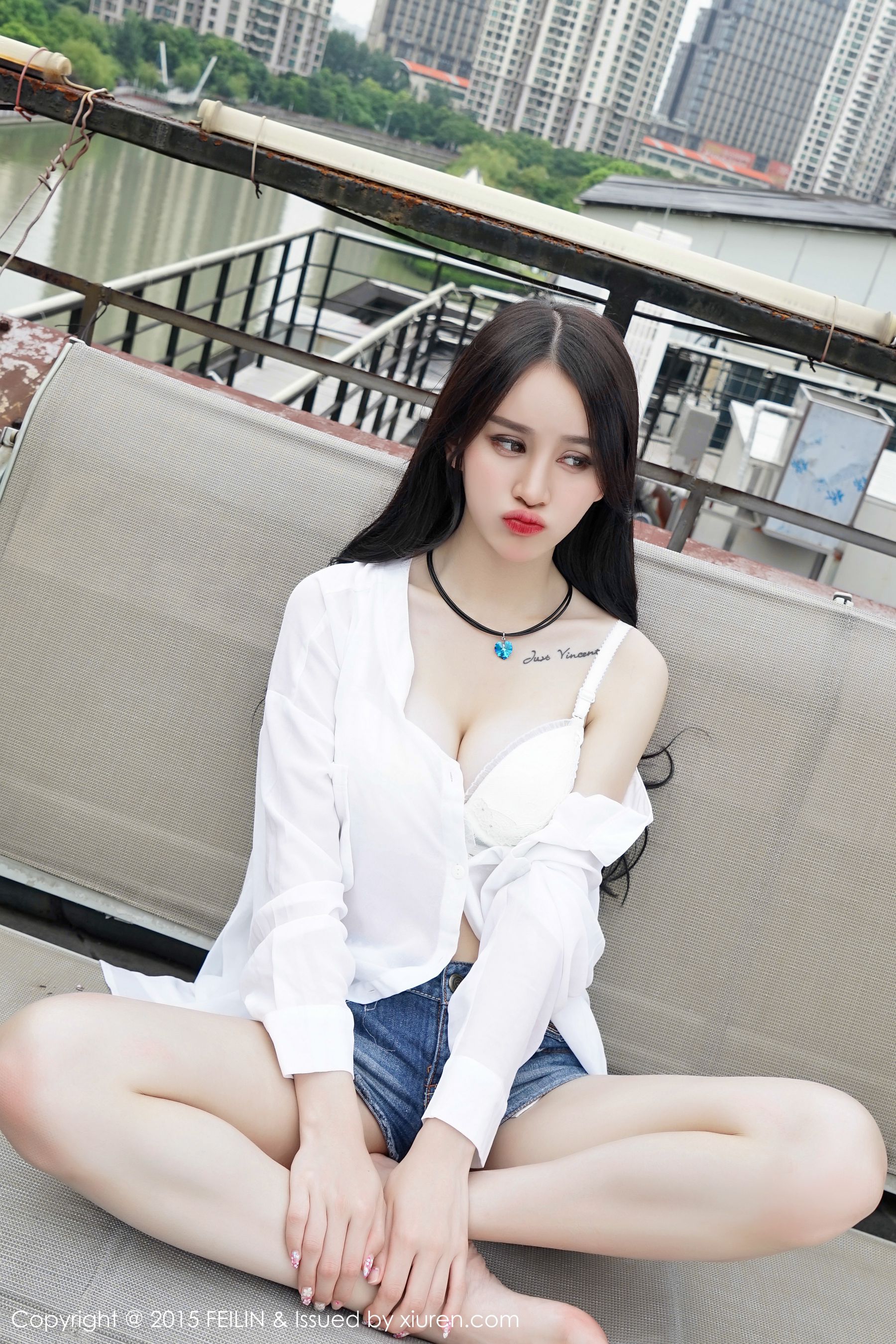 Cheryl青树 - 豹纹比基尼+牛仔热裤  Vol.007-图38