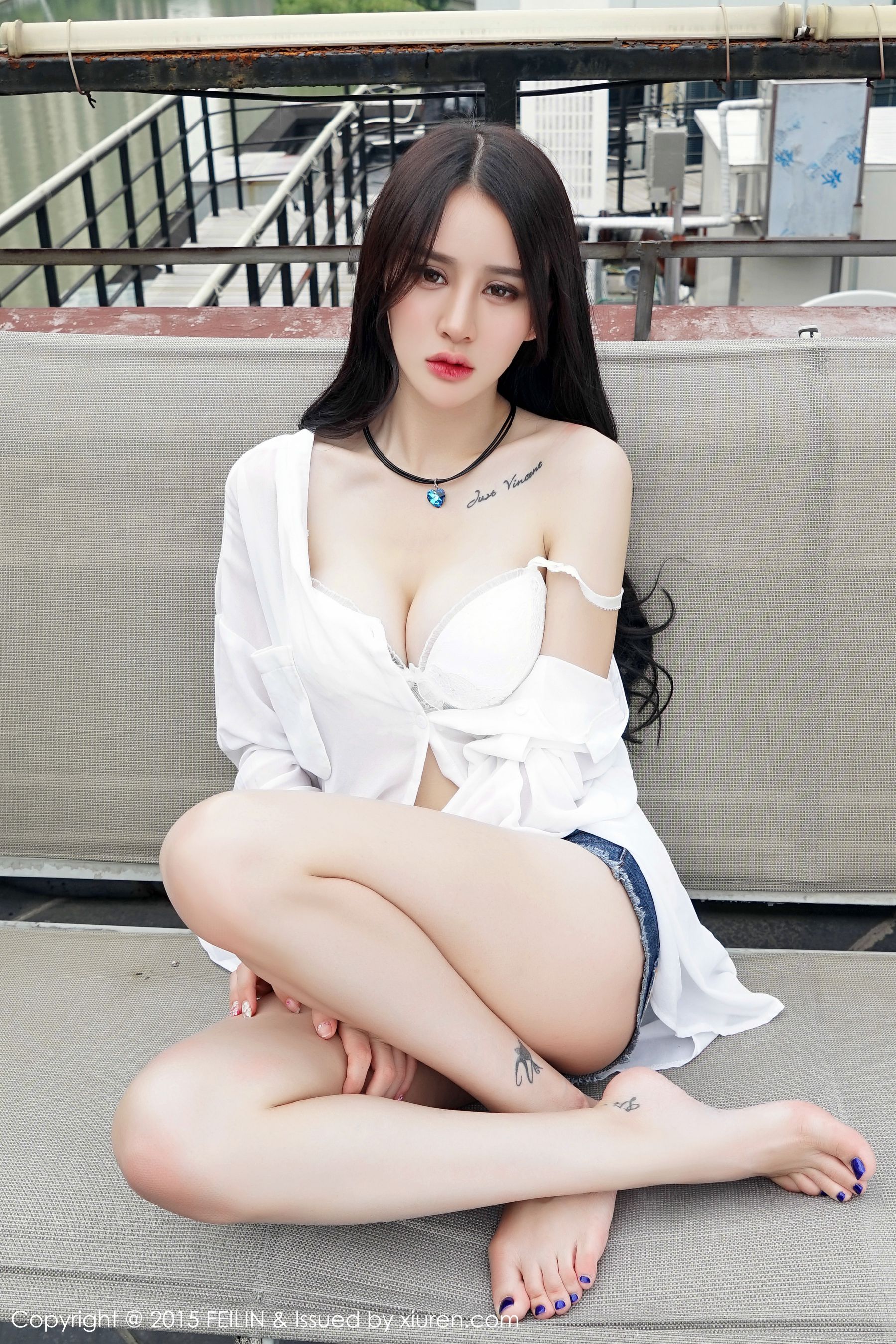 Cheryl青树 - 豹纹比基尼+牛仔热裤  Vol.007-图39
