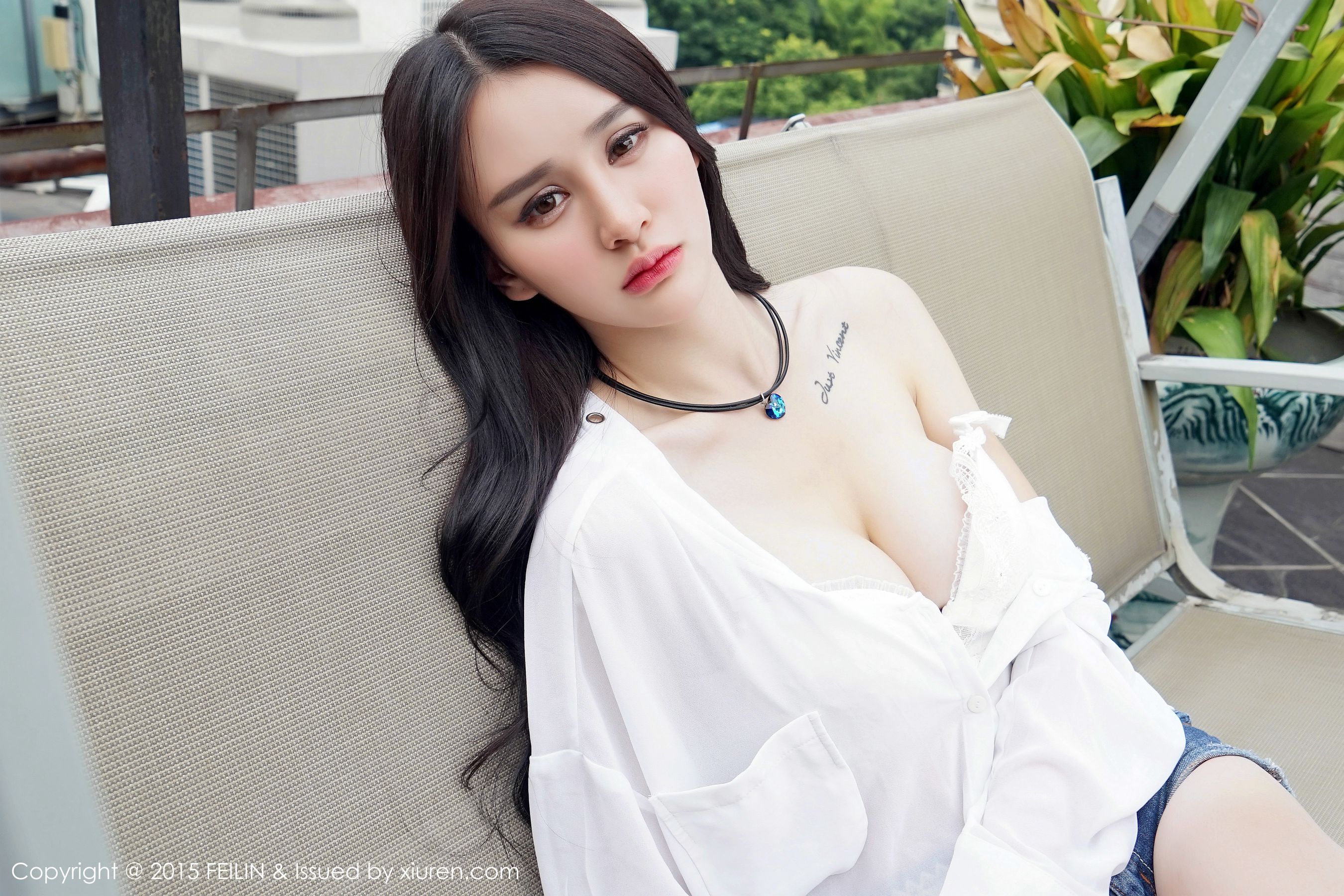 Cheryl青树 - 豹纹比基尼+牛仔热裤  Vol.007-图42