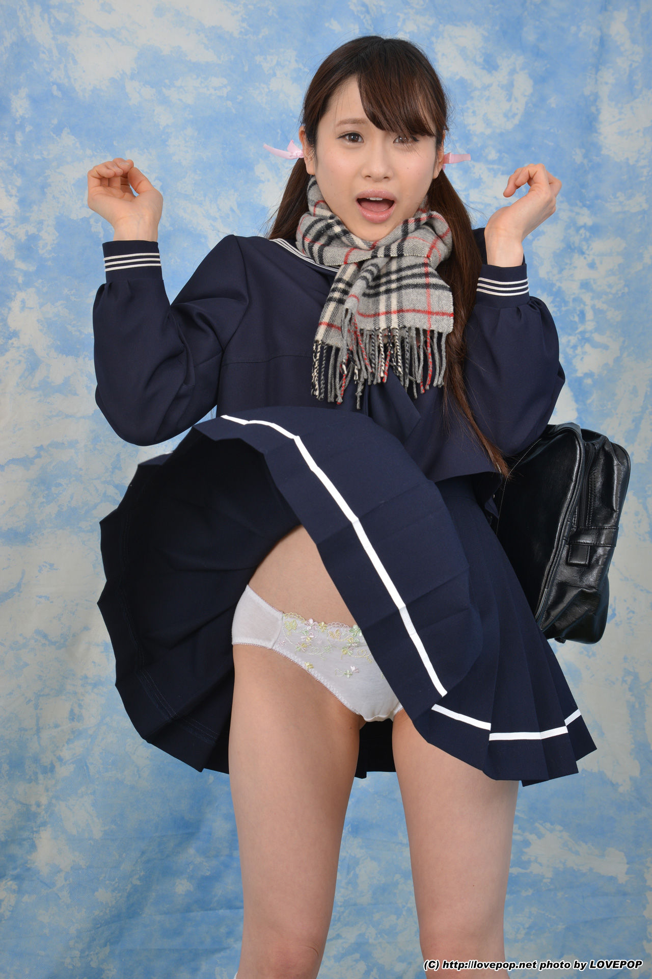 Kotone Suzumiya 涼宮琴音 iron bar panchira ! Sailor suit! - PPV-图19