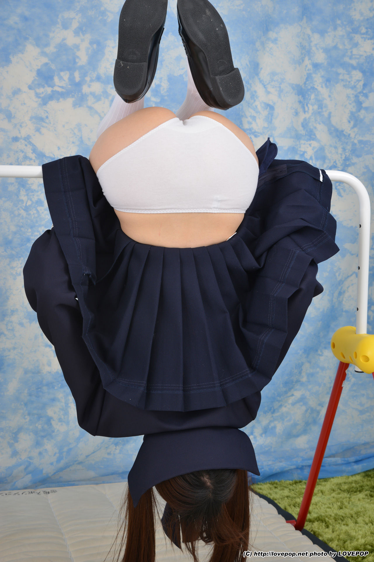 Kotone Suzumiya 涼宮琴音 iron bar panchira ! Sailor suit! - PPV-图48