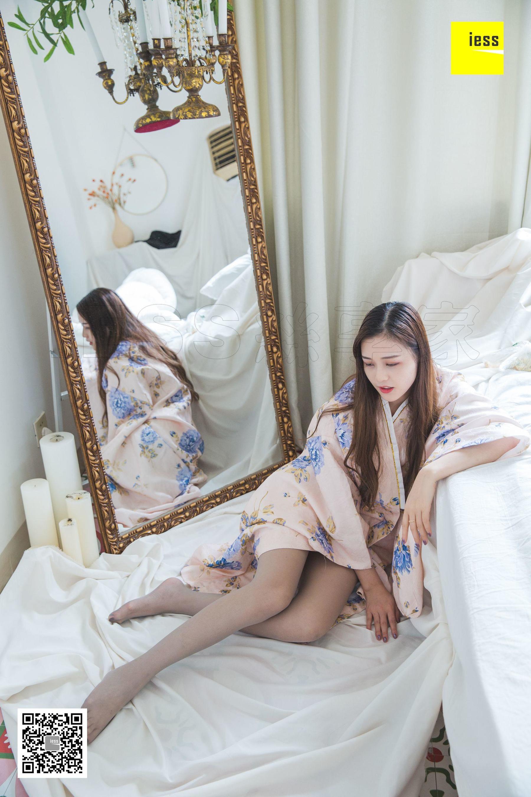 模特 九妹《九妹和服灰丝》-图9