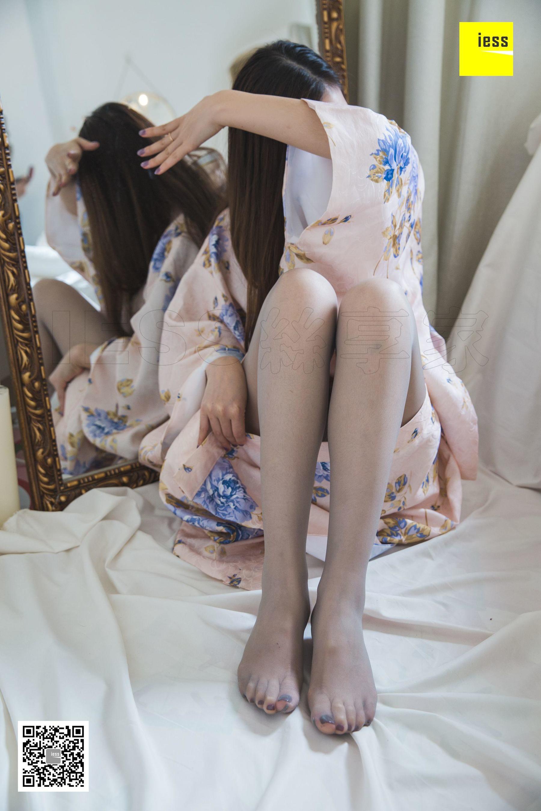 模特 九妹《九妹和服灰丝》-图14