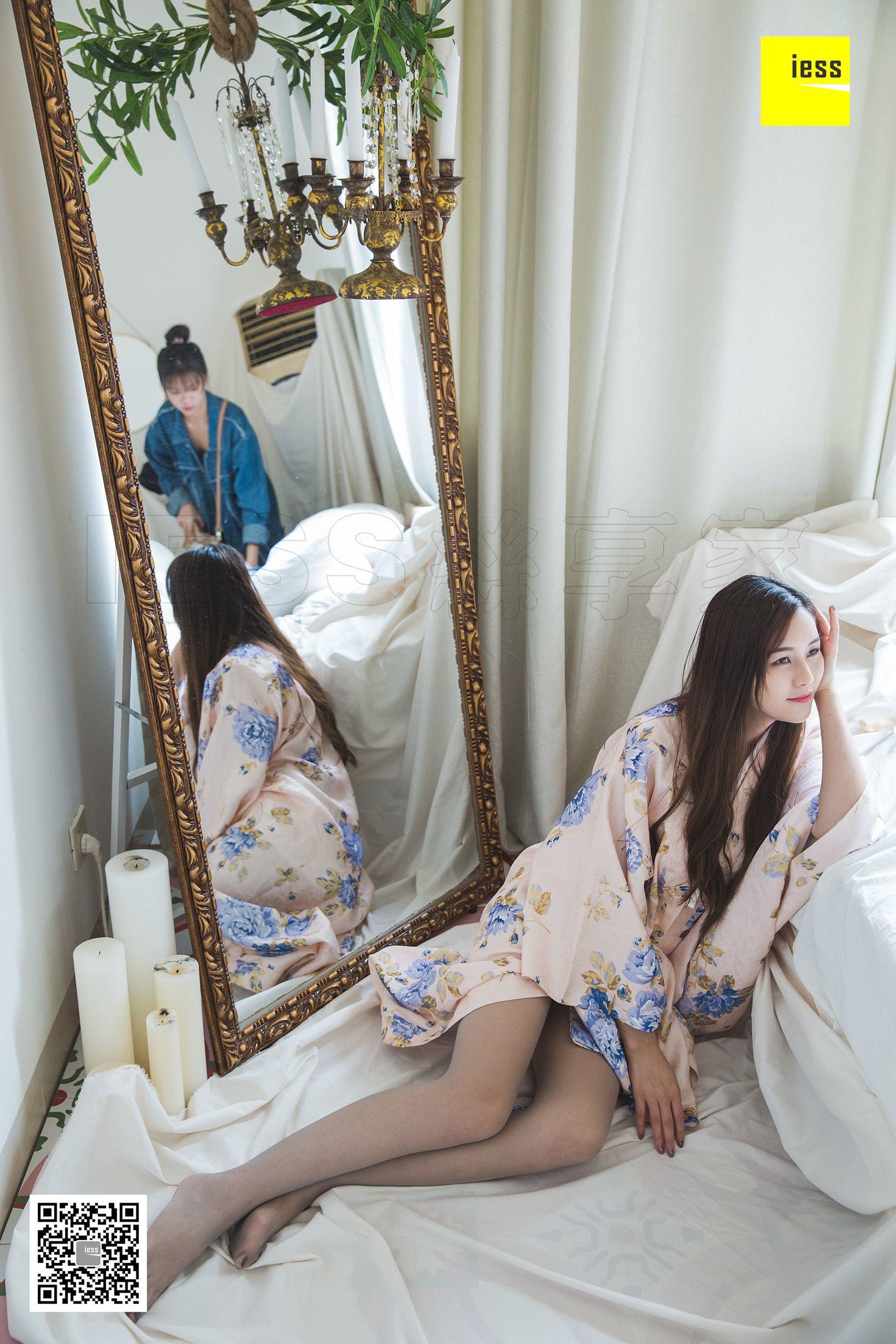 模特 九妹《九妹和服灰丝》-图20