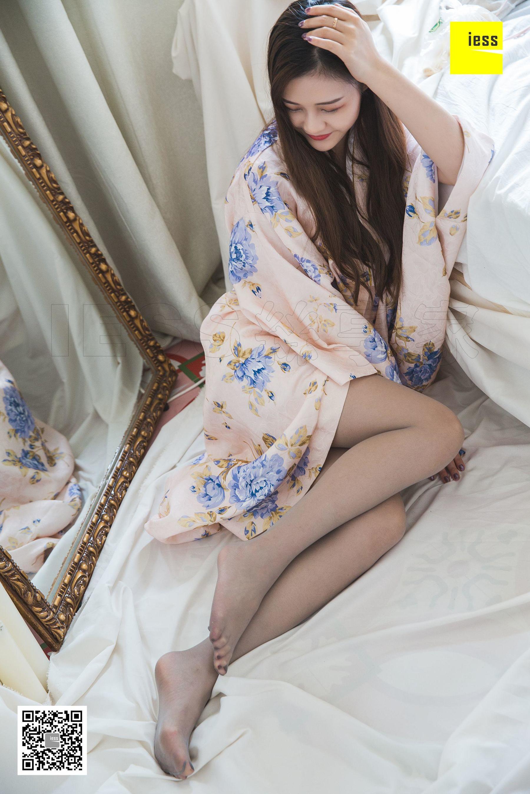 模特 九妹《九妹和服灰丝》-图24