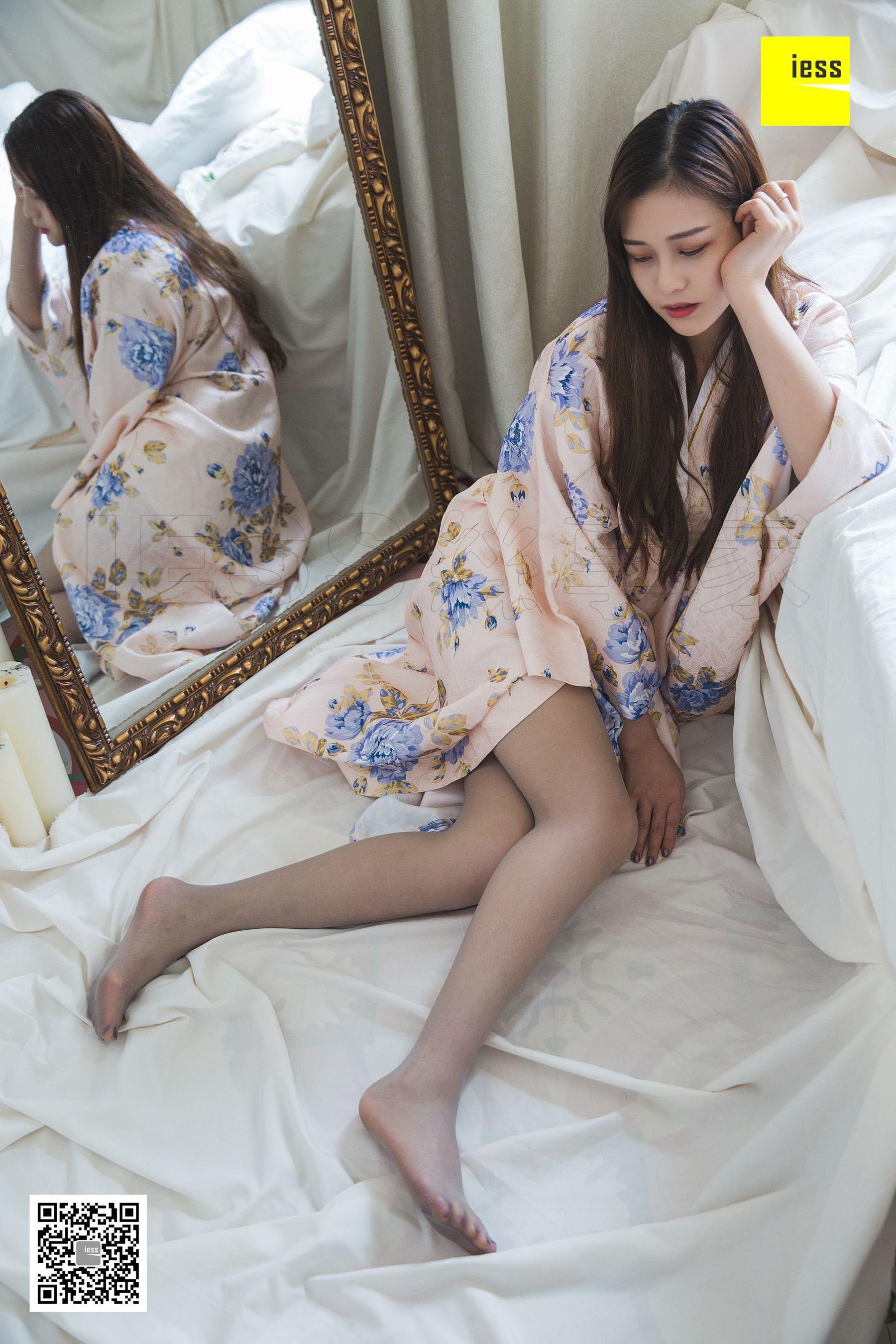 模特 九妹《九妹和服灰丝》-图25